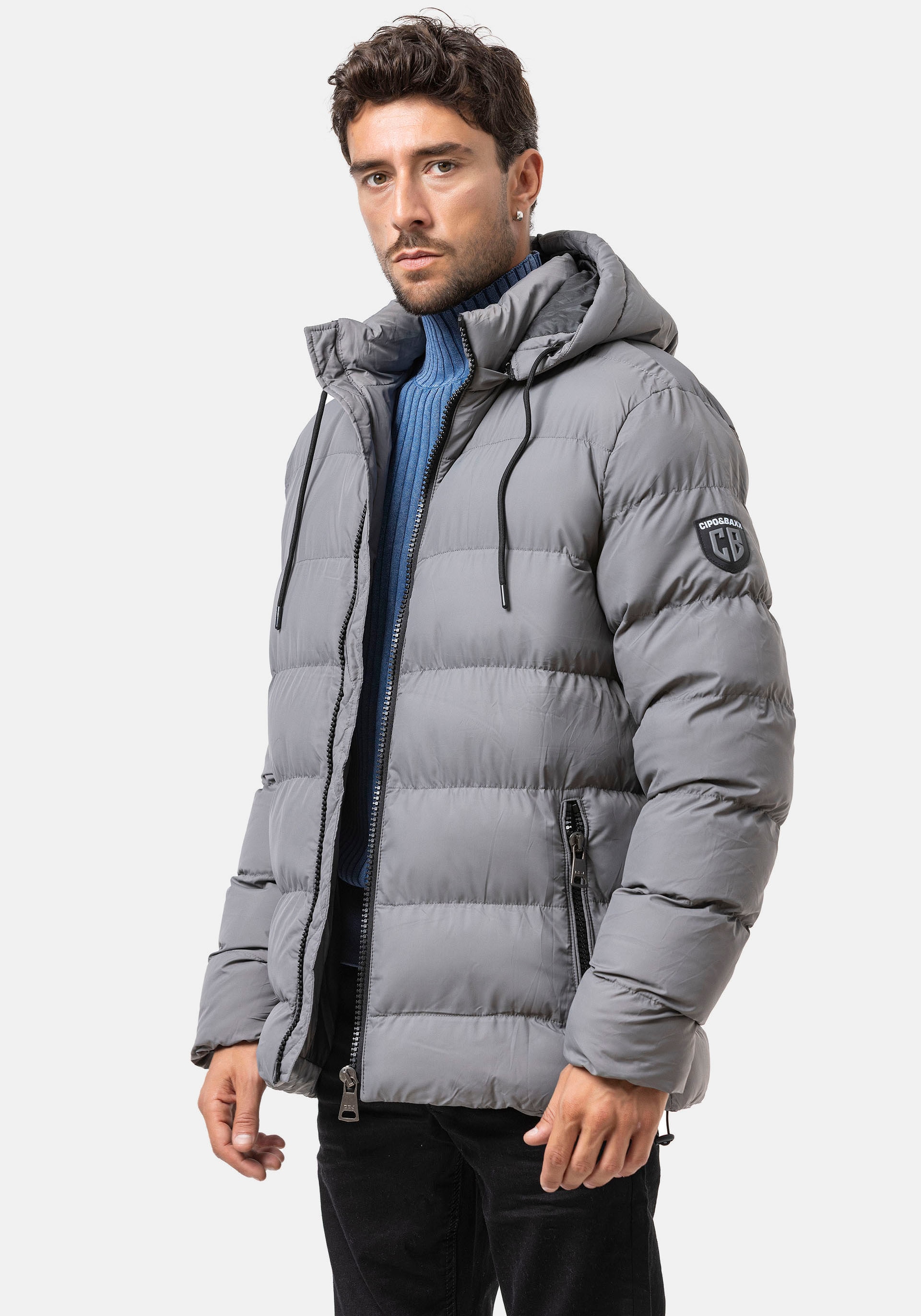 Cipo & Baxx Veste matelassée mit Kapuze