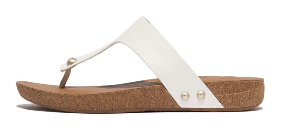 Fitflop Zehentrenner »IQUSHION LEATHER TOE-POST SANDALS«, Sommerschuh mit iQushion-Technologie...