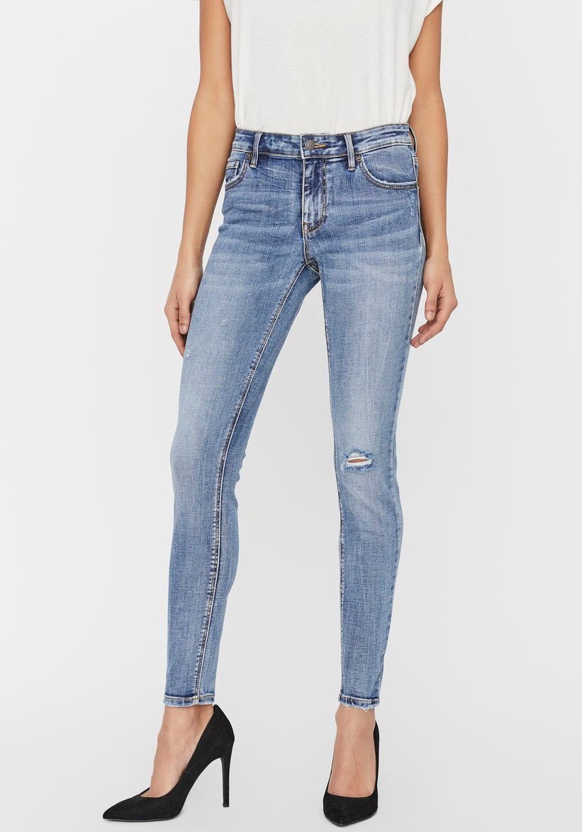 Image of Vero Moda Skinny-fit-Jeans »VMLYDIA DESTROYED« bei Ackermann Versand Schweiz