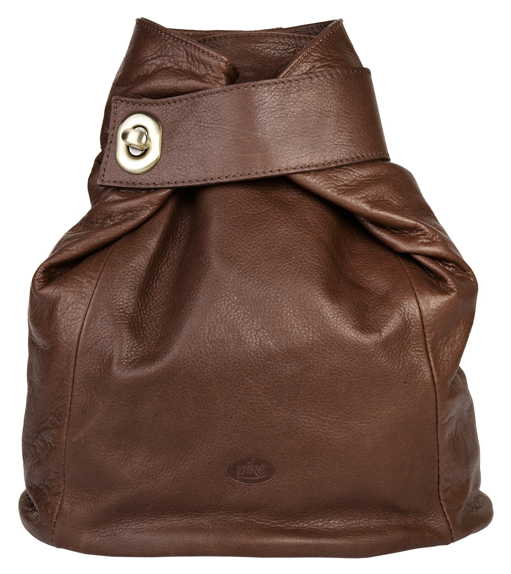 Cityrucksack, echt Leder, Made in Italy