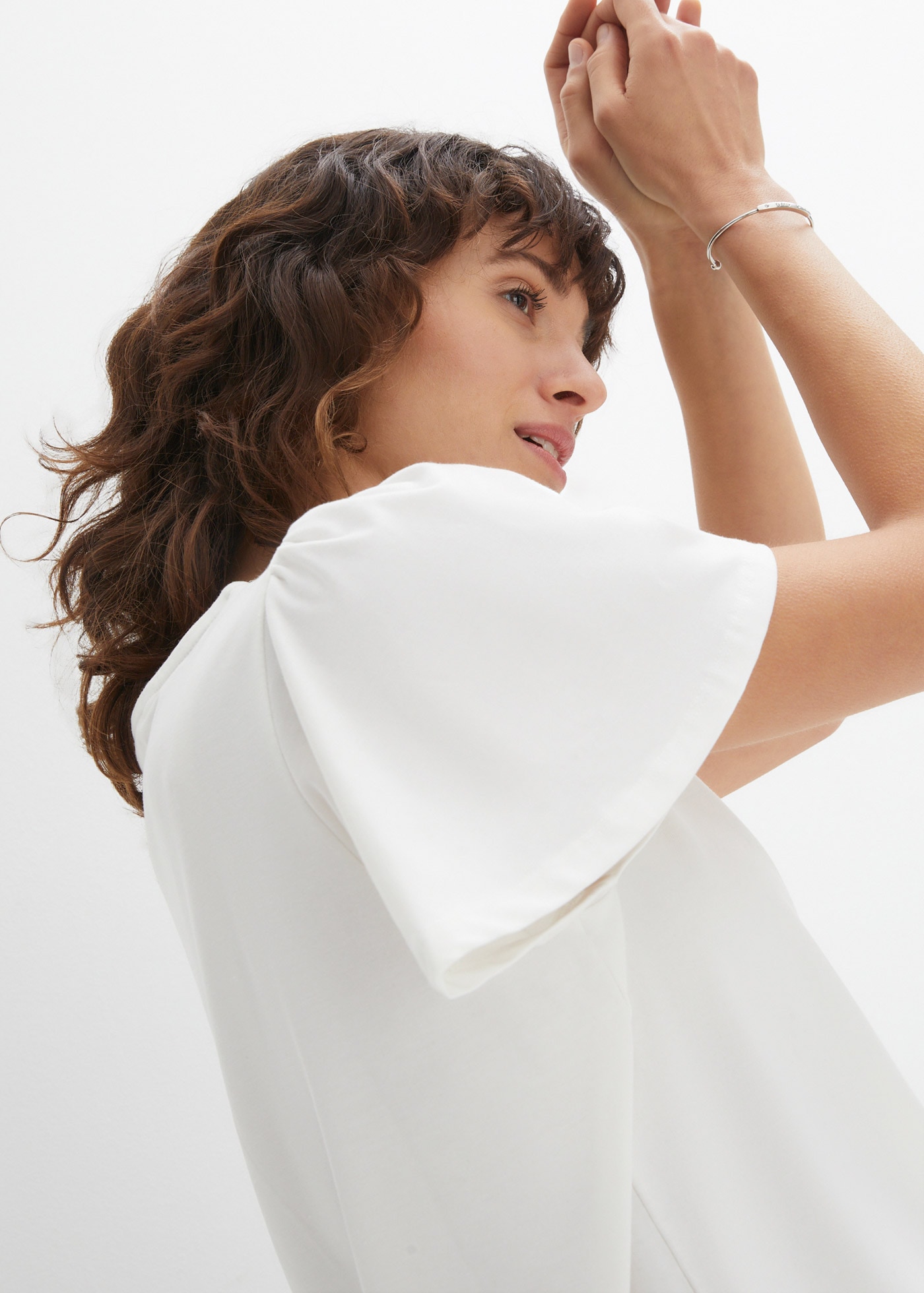 bonprix T-shirt »Shirt mit Knopfleiste« bequeme Passform, Kurzarm-Design, mit Knopfleiste