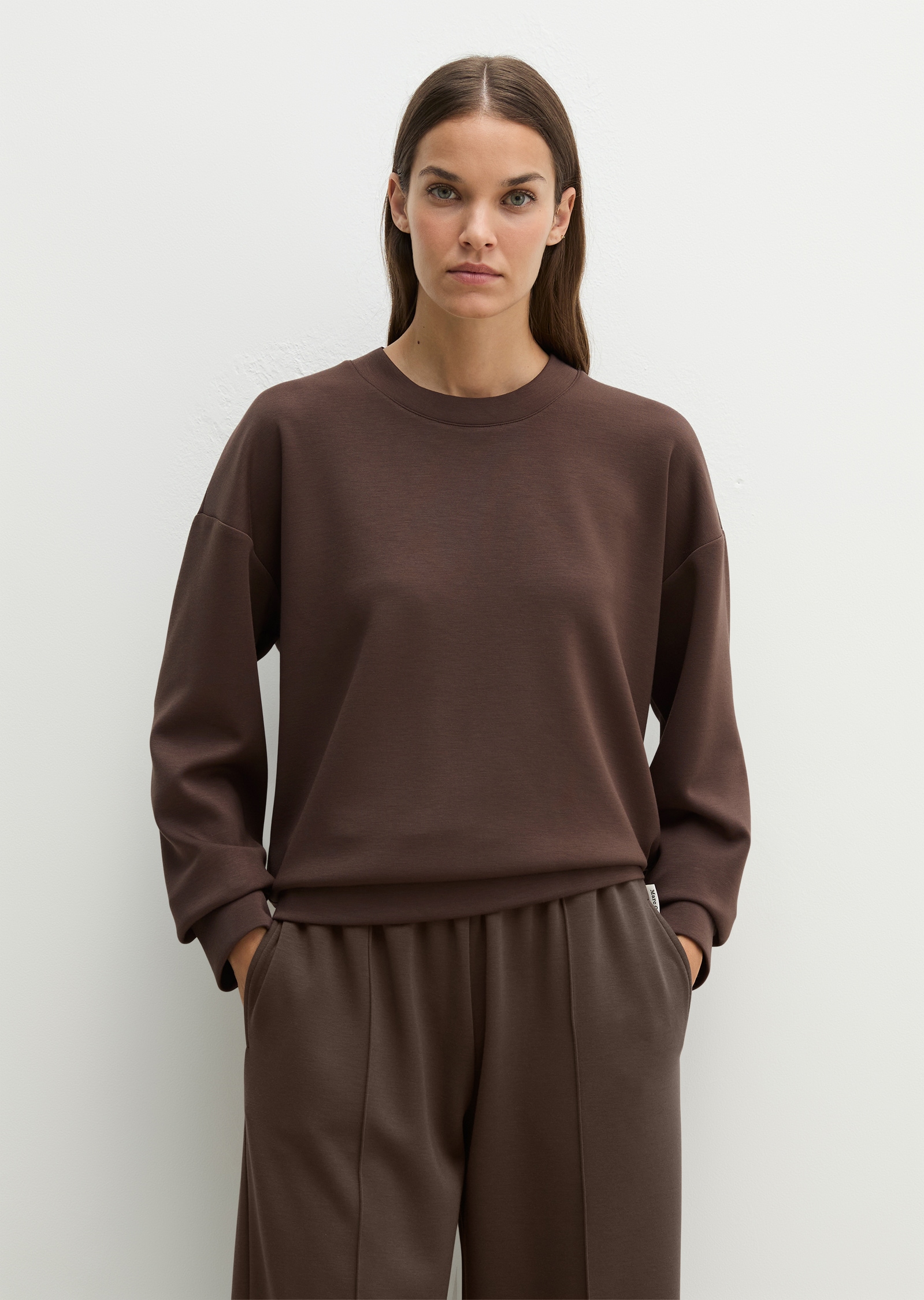 Image of Marc OPolo Sweatshirt, moderner Overshirt-Charakter, lockere Passform