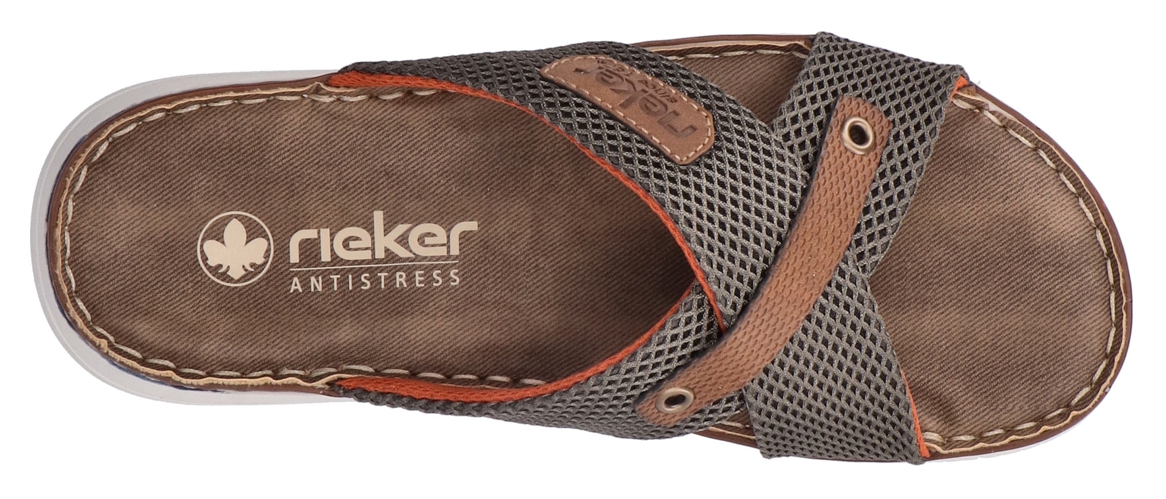 Rieker Pantolette  Sommerschuh, Hausschuh, Strandschuh zum Schlupfen