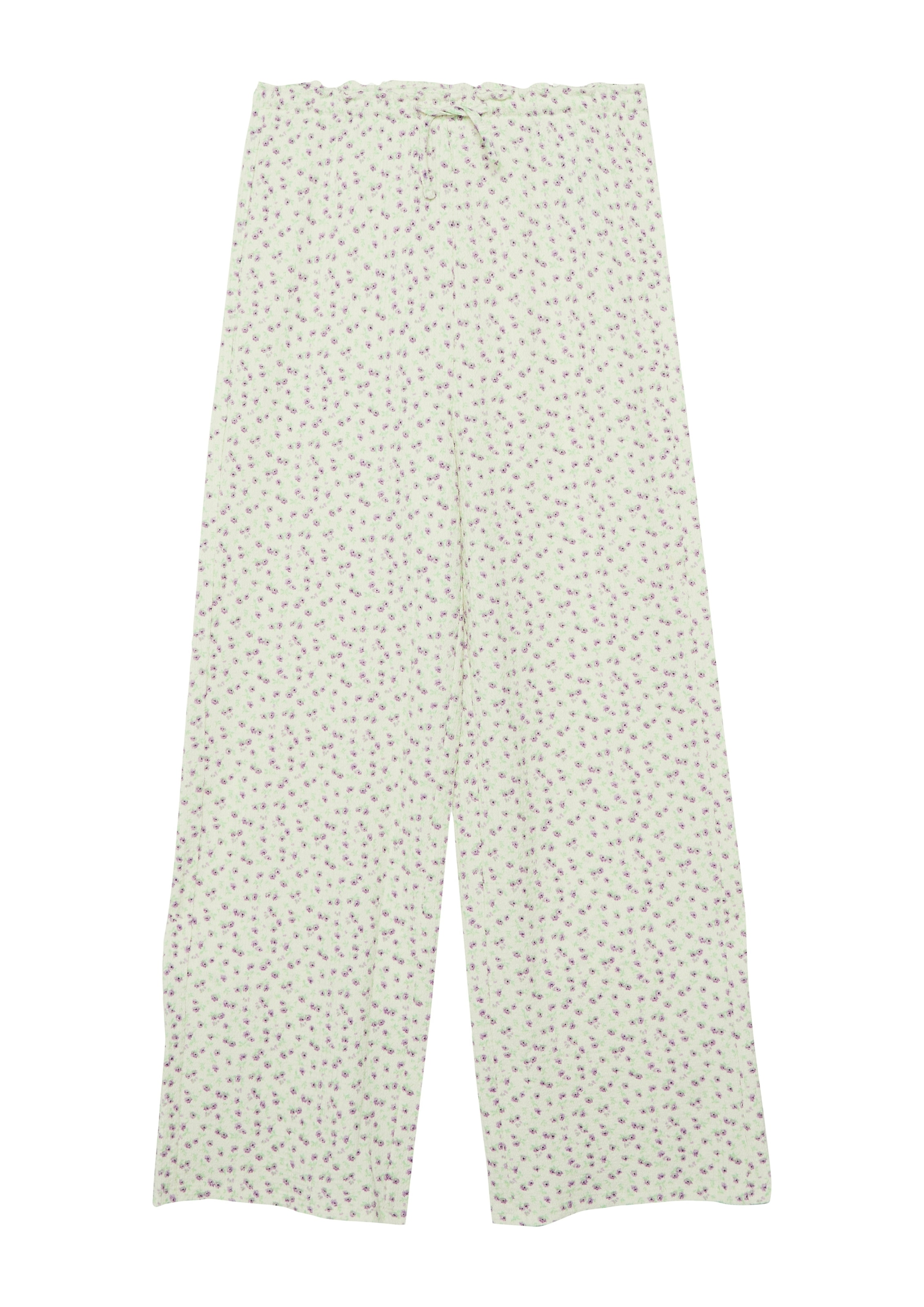 Image of s.Oliver Junior Stoffhose mit floralem Minimalprint, for Girls