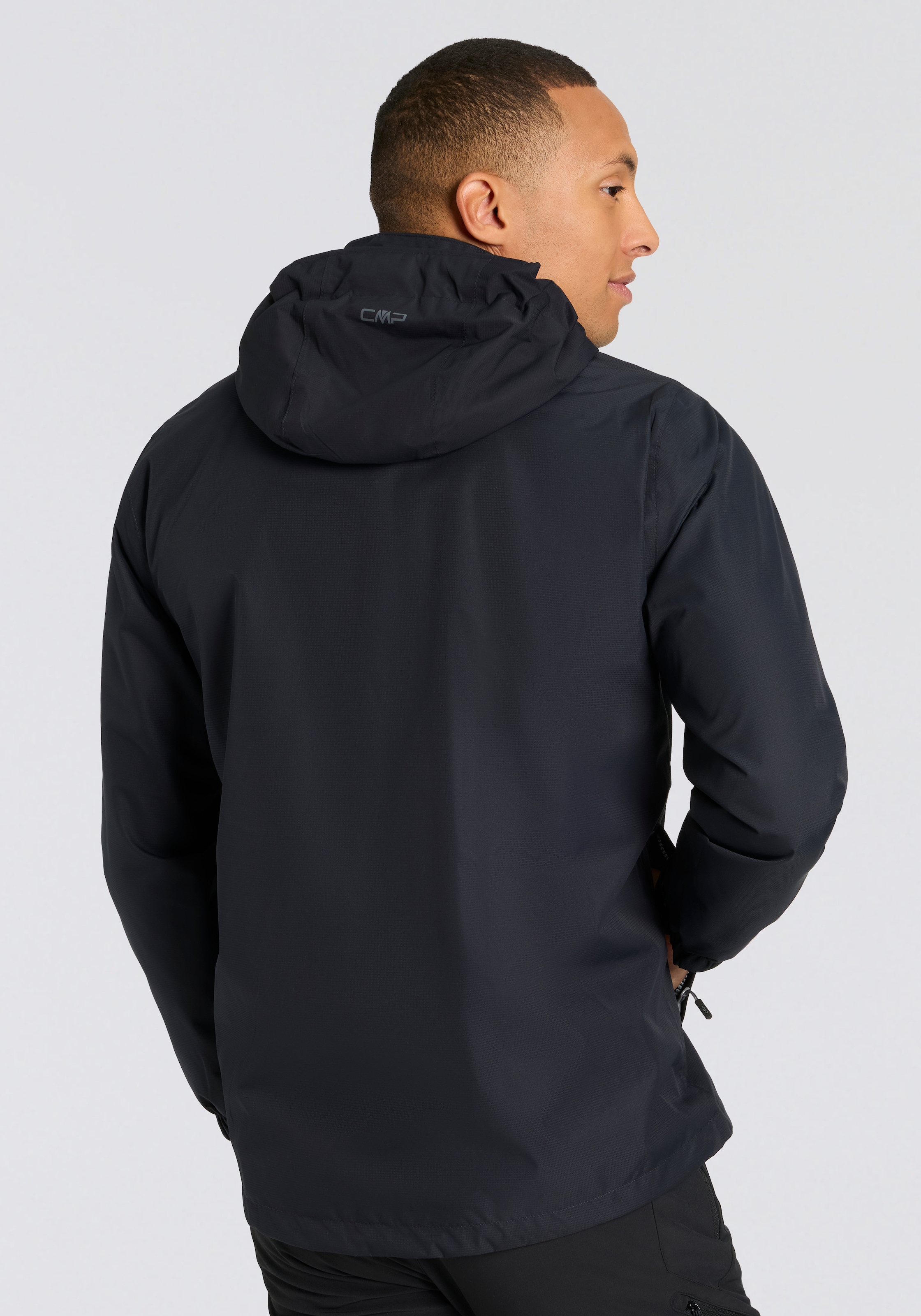 CMP Regenjacke 1 Stk. tlg. mit Kapuze Atmungsaktiv & Wasserdicht & Winddicht