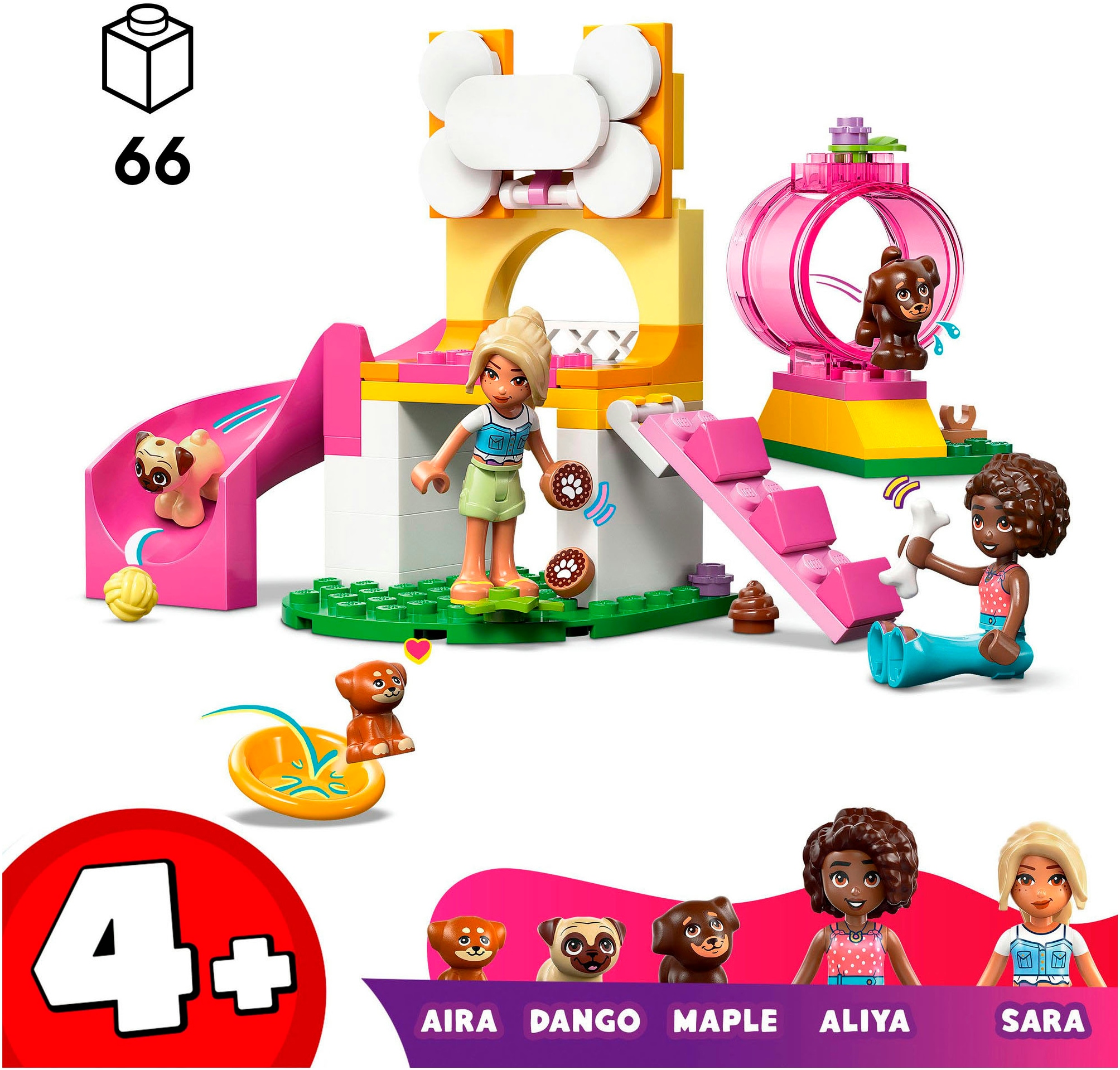 LEGO® Konstruktionsspielsteine »Welpenspielplatz (42665), LEGO Friends« Made in Europe