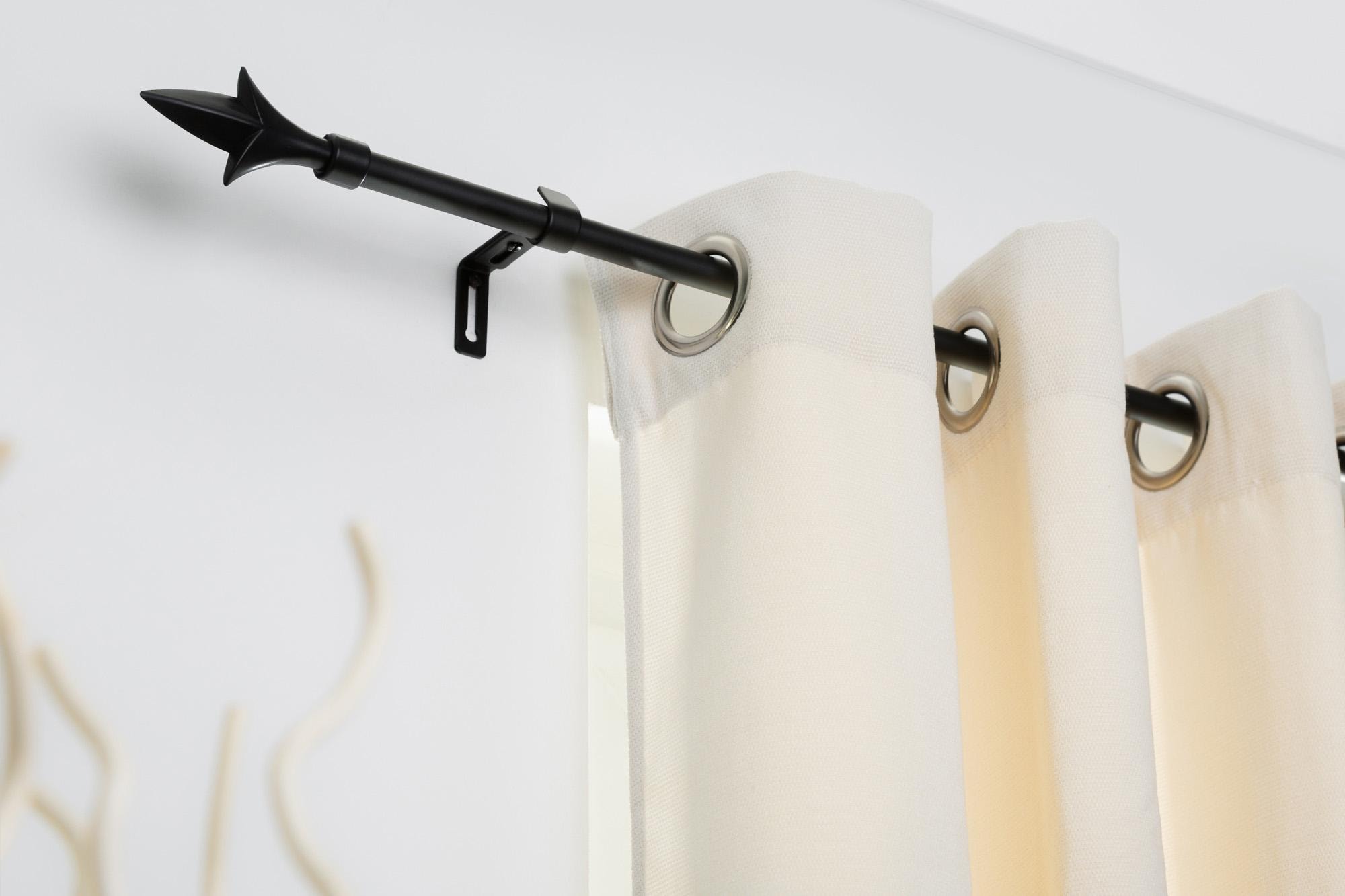 LICHTBLICK ORIGINAL Gardinenstange »Lilie«, 1 läufig-läufig, Fixmass