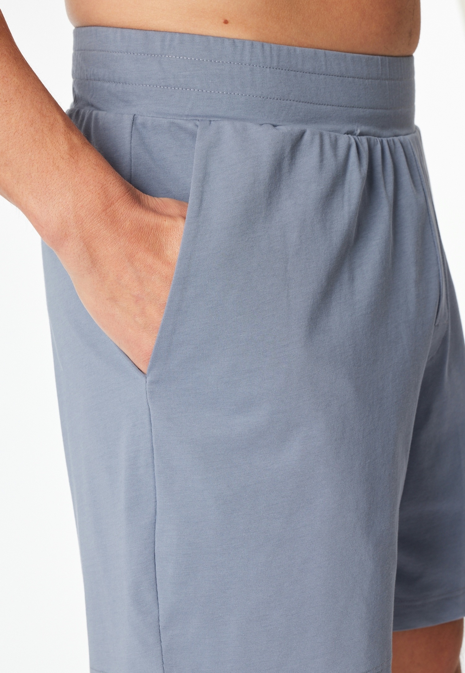 Schiesser Shorty »Modern Nightwear« 2 mit Rundhalsausschnitt und kurzem Arm, leichter Oversize-Fit