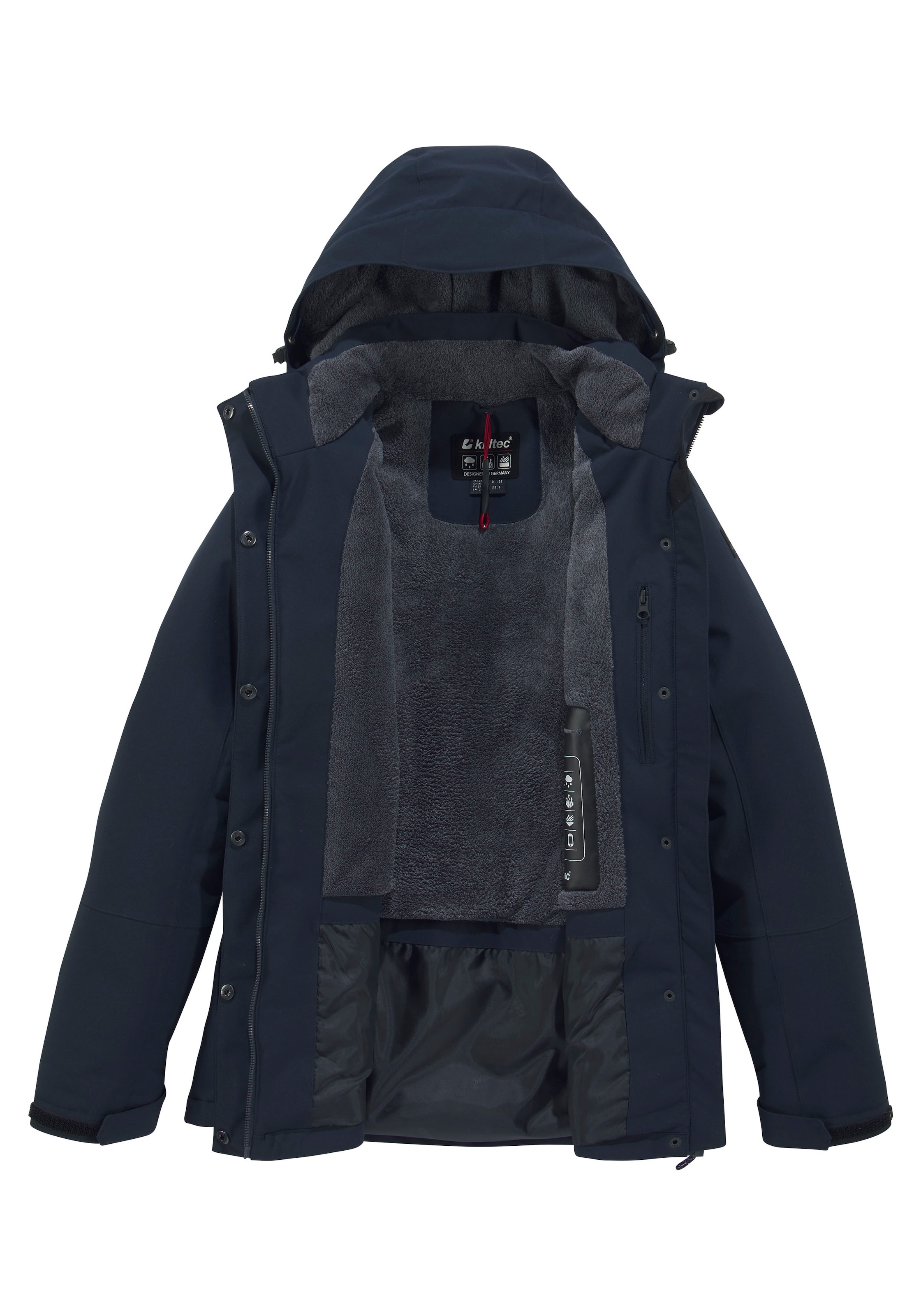 Killtec Funktionsjacke »KOW 140 WMN JCKT«, mit Kapuze, Wasserdicht & Winddicht & Atmungsaktiv
