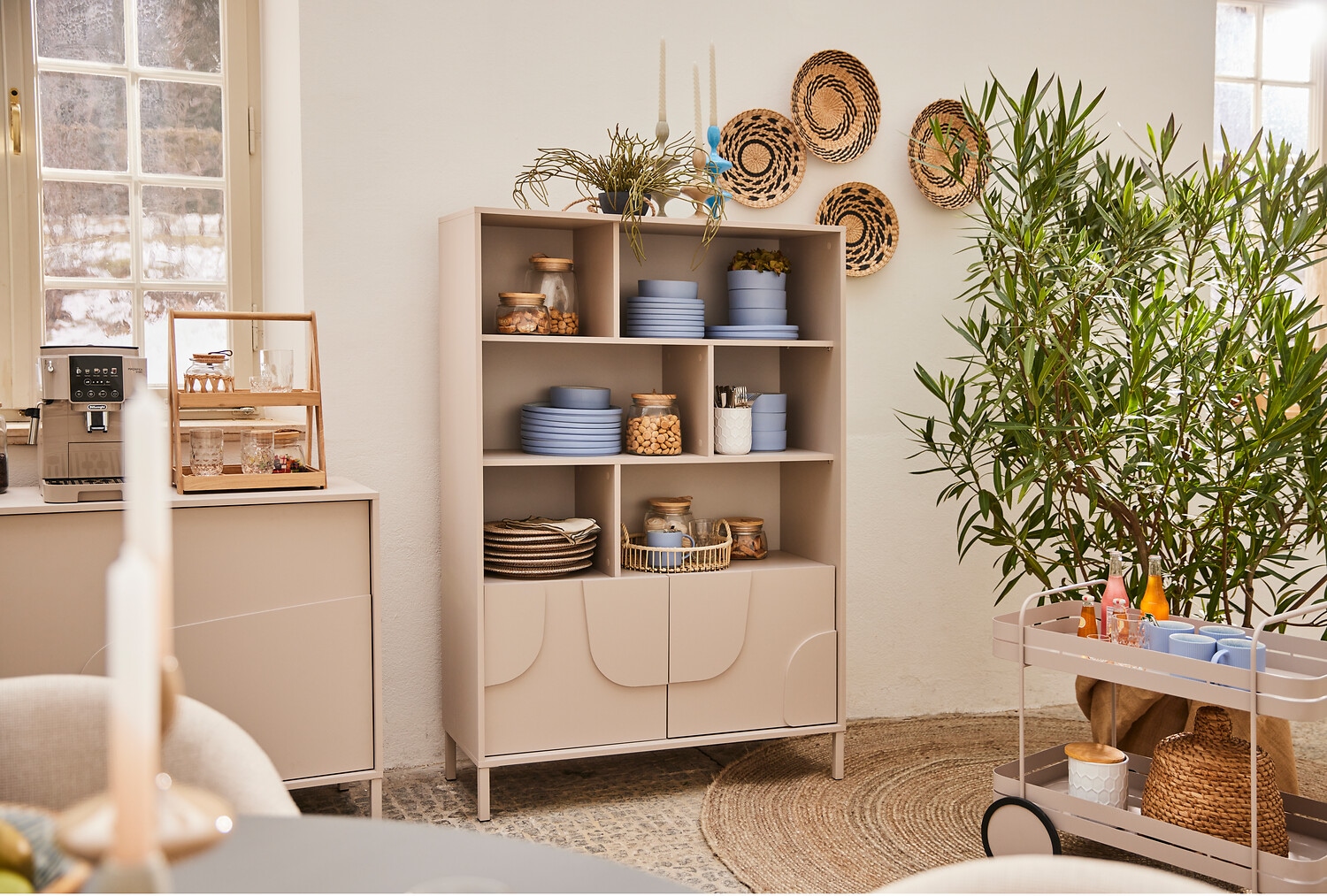 GOODproduct Buffet haut »Stone« 3D-Design, Stauraum dekorativ & praktisch, Füsse wählbar