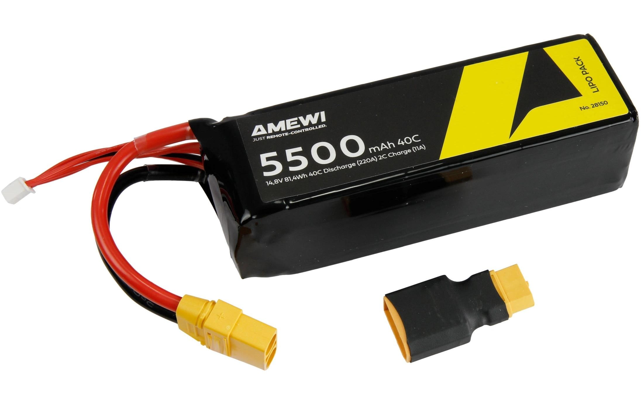 Image of Amewi Akku "LiPo 4S 14,8 V 5500 mAh 40C XT90"