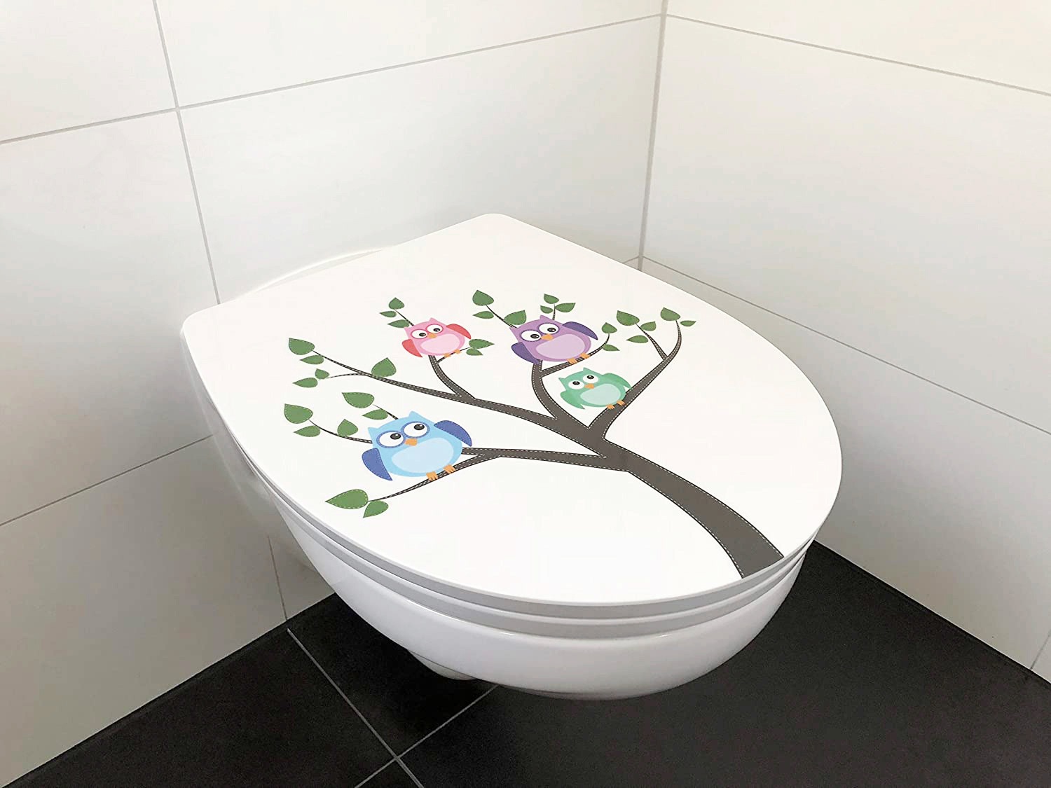 ADOB WC-Sitz "Eule" Absenkautomatik, zur Reinigung auf Knopfdruck abnehmbar