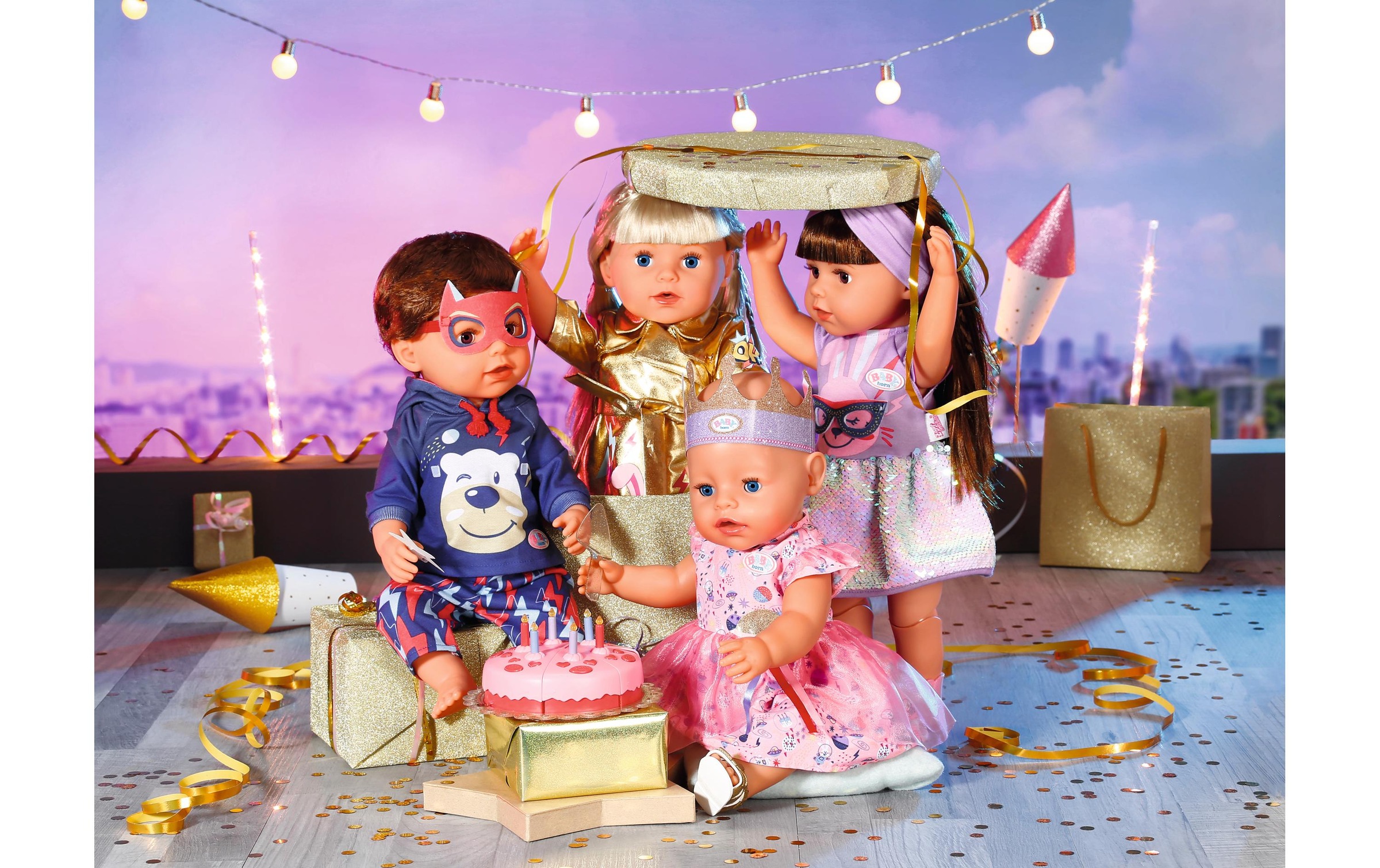 Baby Born Puppenkleidung »Baby born Happy Birthday Gast Outfit«
