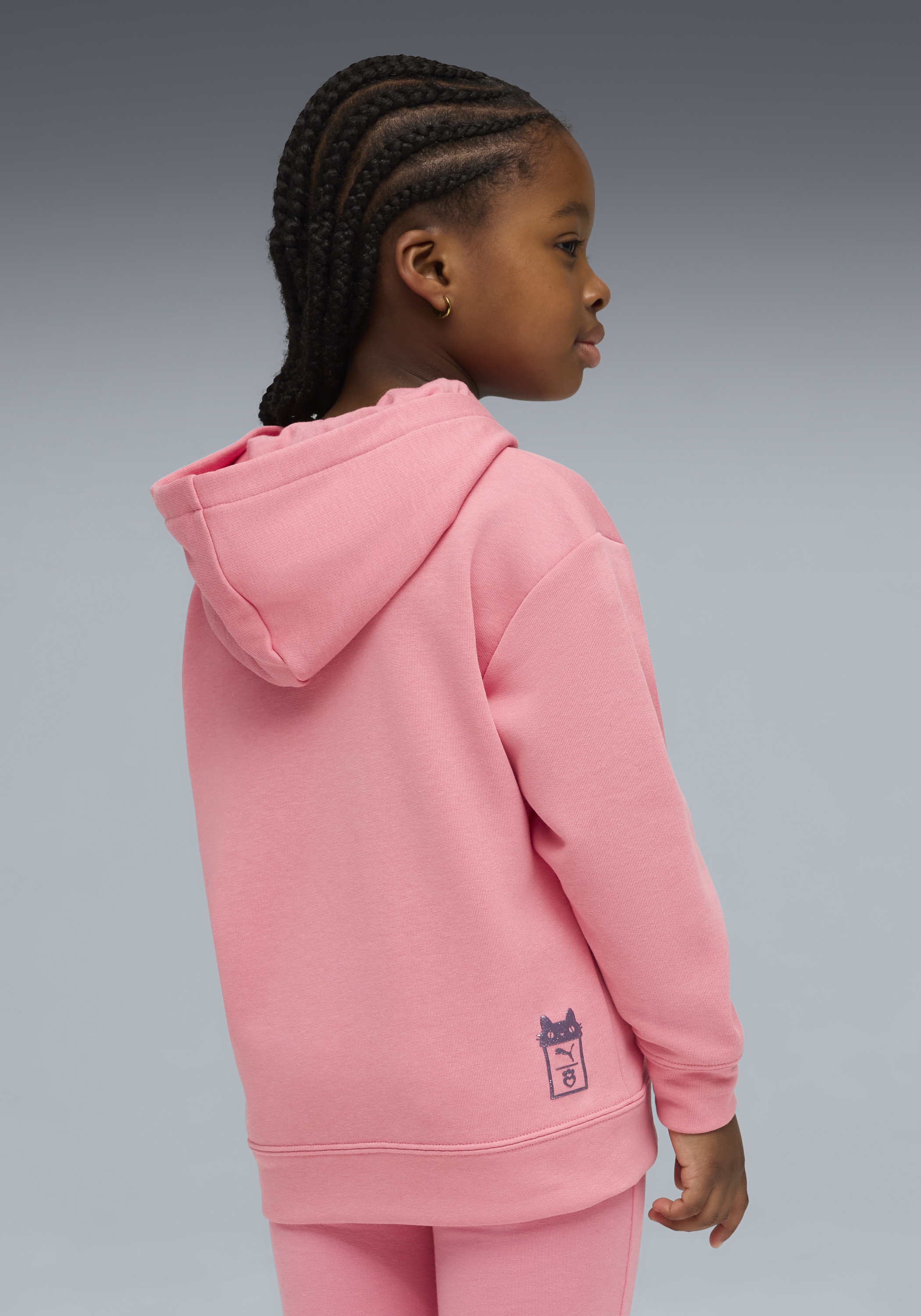PUMA Sweat à capuche »X GABBY'S DOLLHOUSE RELAXED GRAPHIC HOODIE TR«, entspannte Passform, mit Print-Applikation, aus Baumwollmischung

