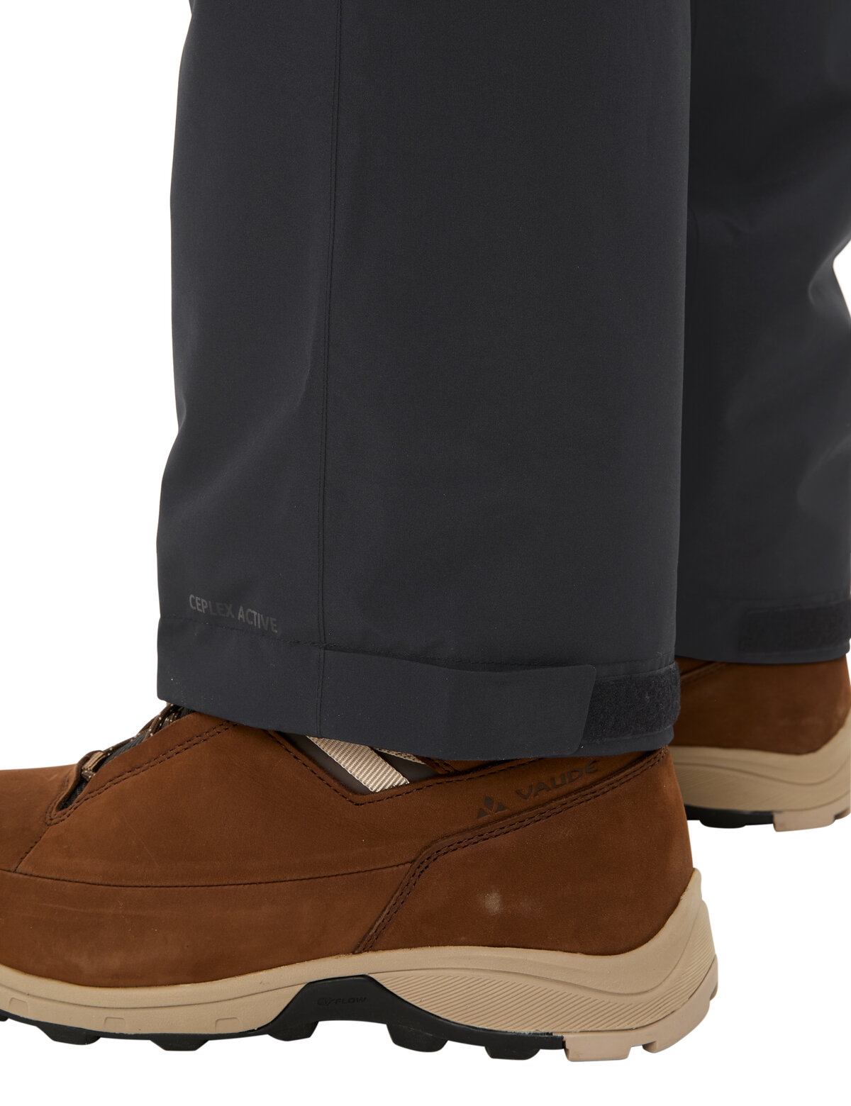 VAUDE Pantalon de plein air  imperméable, respirant, coupe-vent, avec poches passe-mains