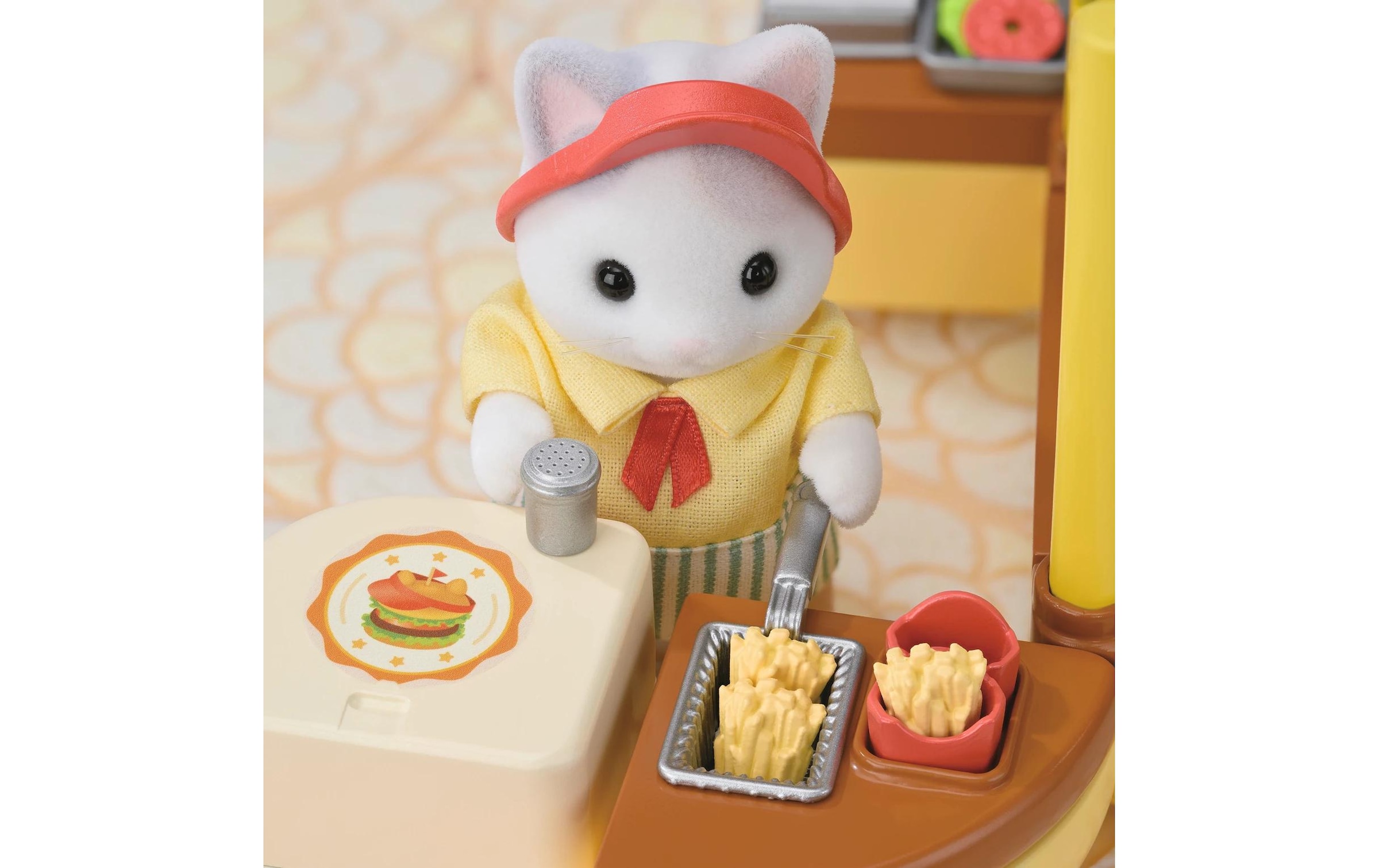 Sylvanian Families Spielfigur »Mobiler Hamburger Imbiss mit Figur«