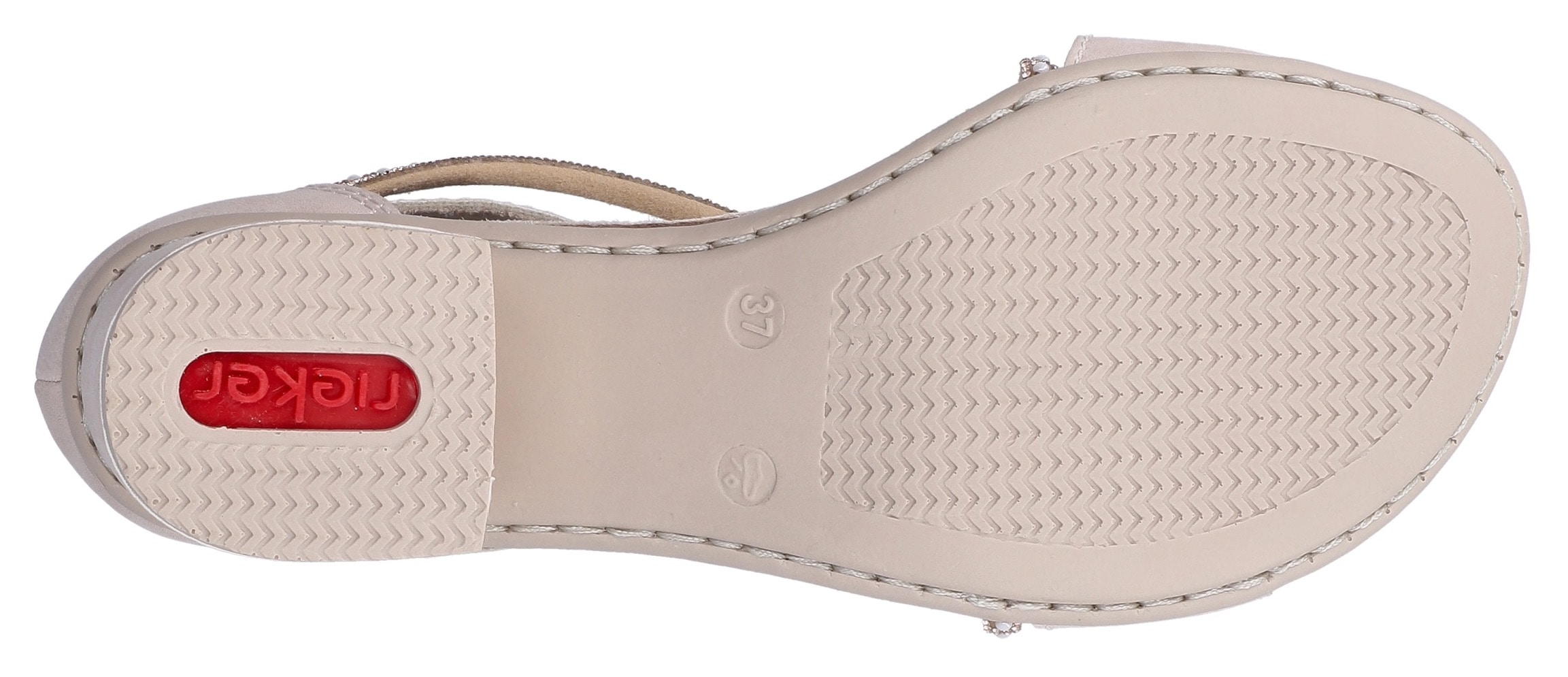 Rieker Sandalette  Sommerschuh, Sandale, Blockabsatz, mit praktischem Klettverschluss