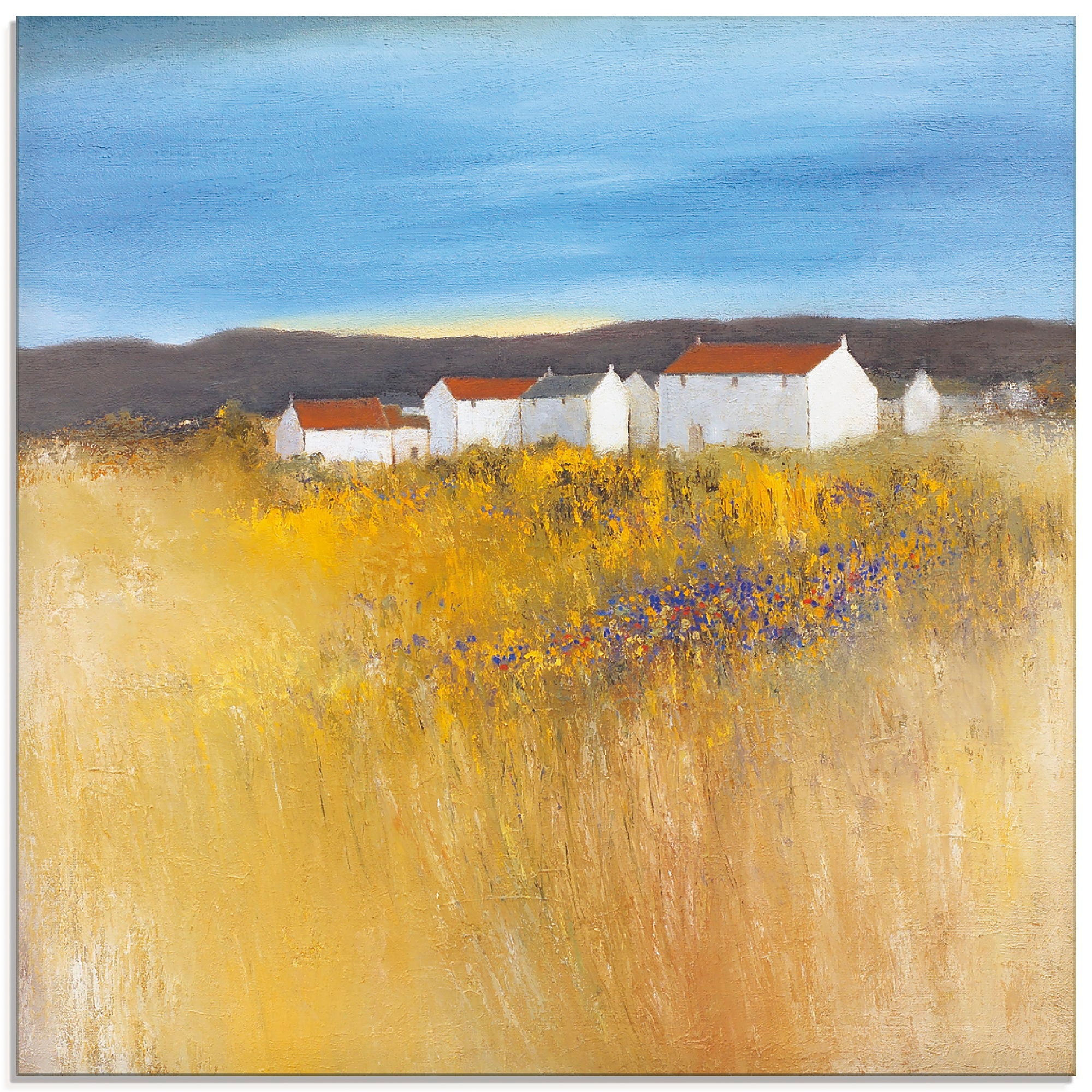 Image of Artland Glasbild »Sommerfeld«, Felder, (1 St.) bei Ackermann Versand Schweiz