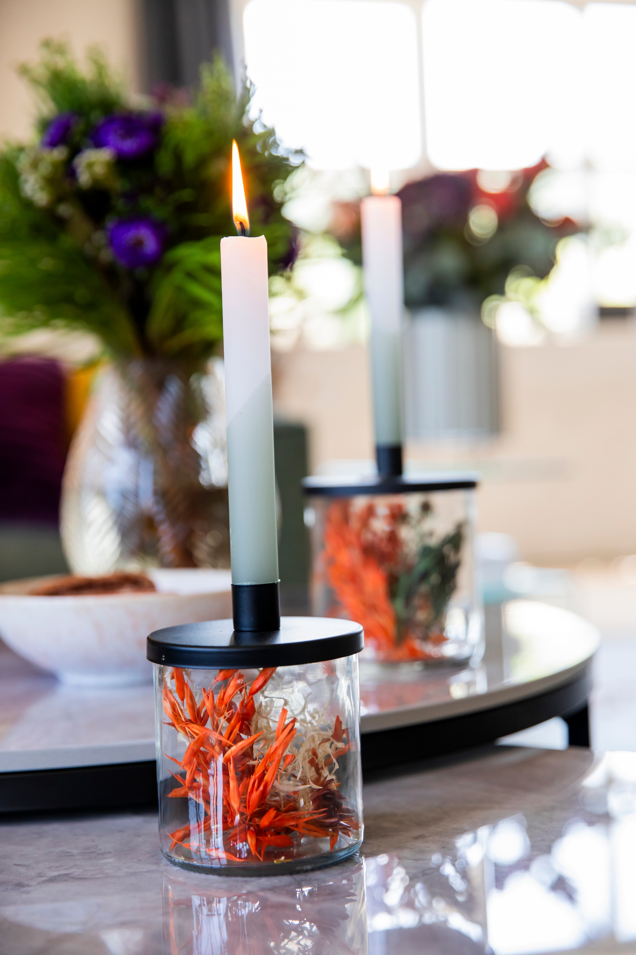 Creativ home Porte-bougies »Kerzenhalter« mit mehreren Funktionen