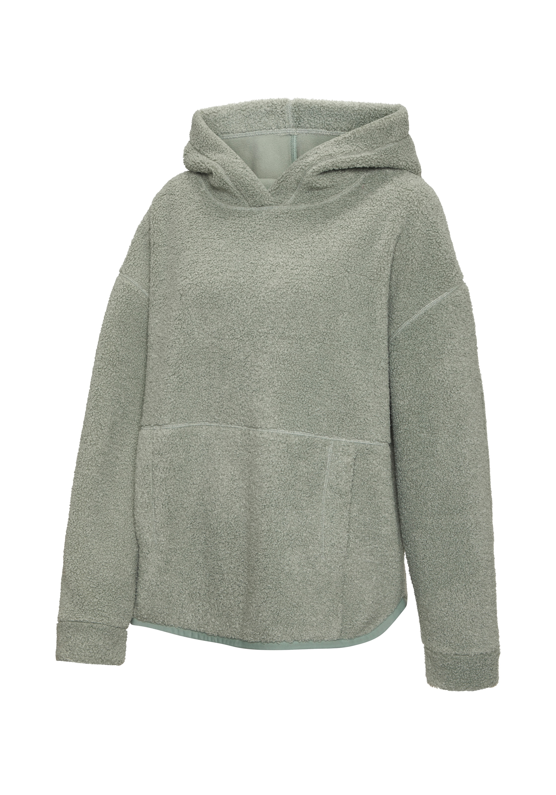 Elbsand Fleecepullover , mit grossem Letterprint auf dem Rücken
