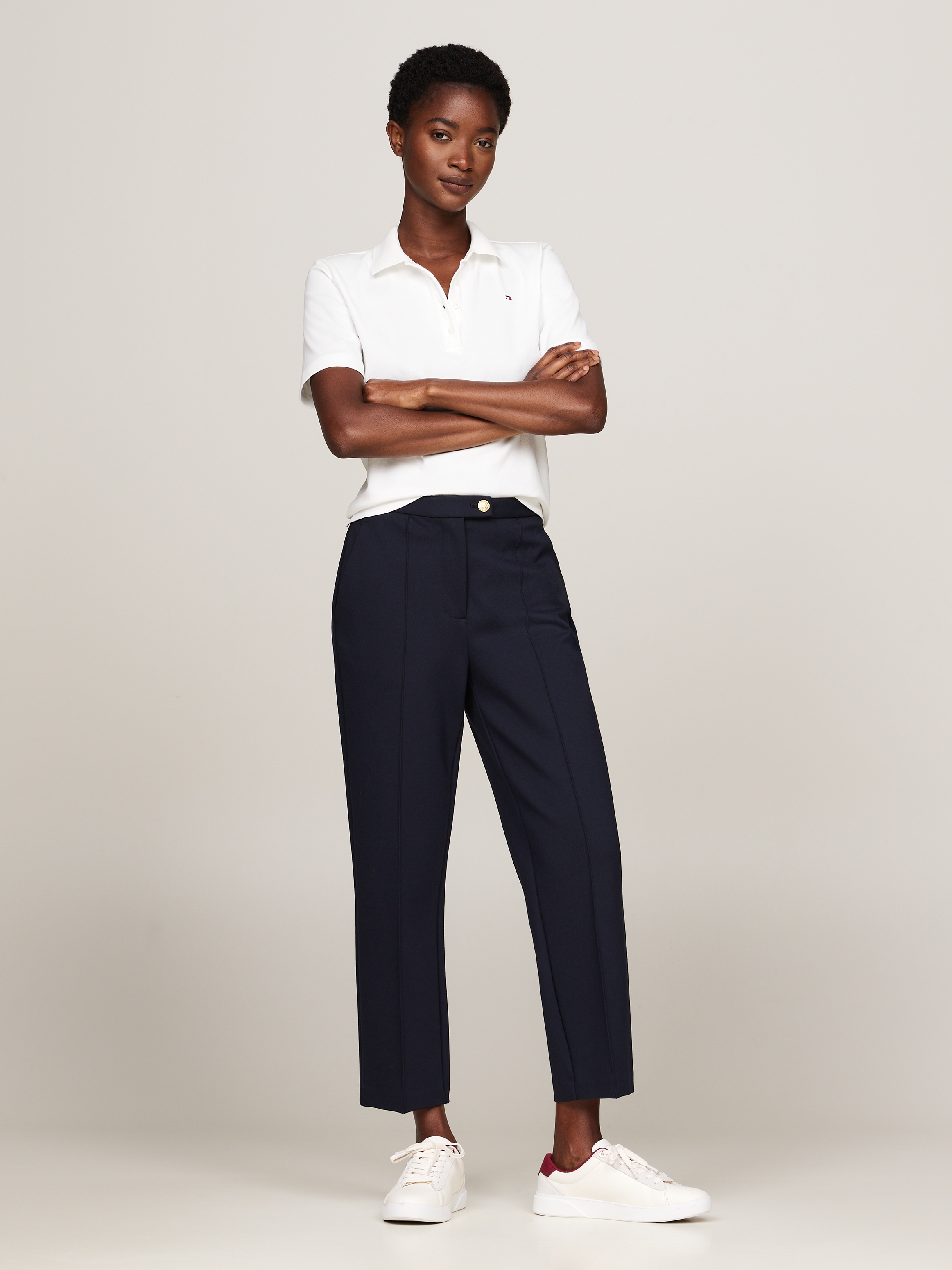 Tommy Hilfiger Poloshirt »1985 REG PIQUE POLO« mit Logo-Stickerei, Seitenschlitze, Regular Fit