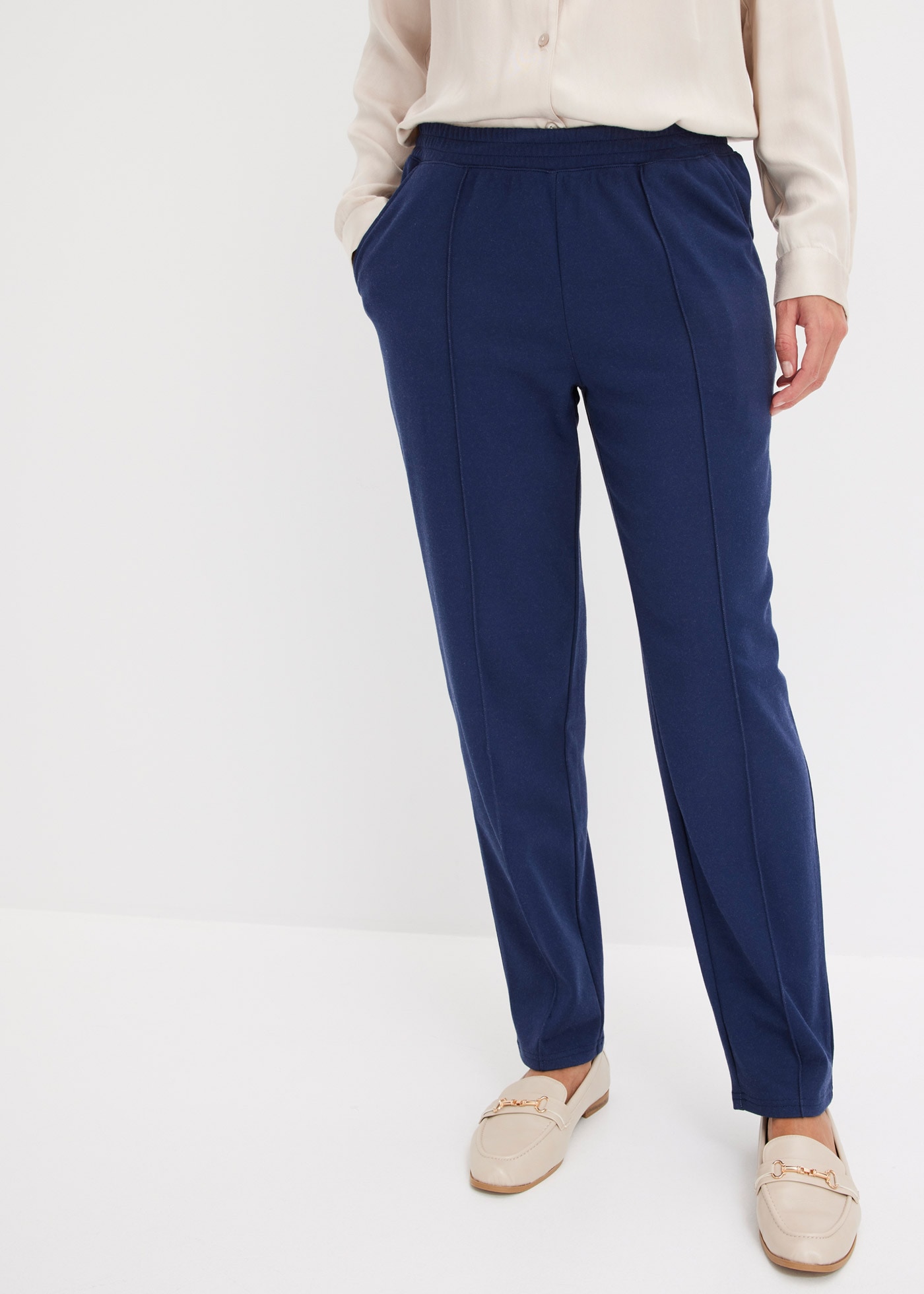 Image of bonprix Schlupfhose aus Polyester, Viskose und Elasthan, regular fit Passform, modisch