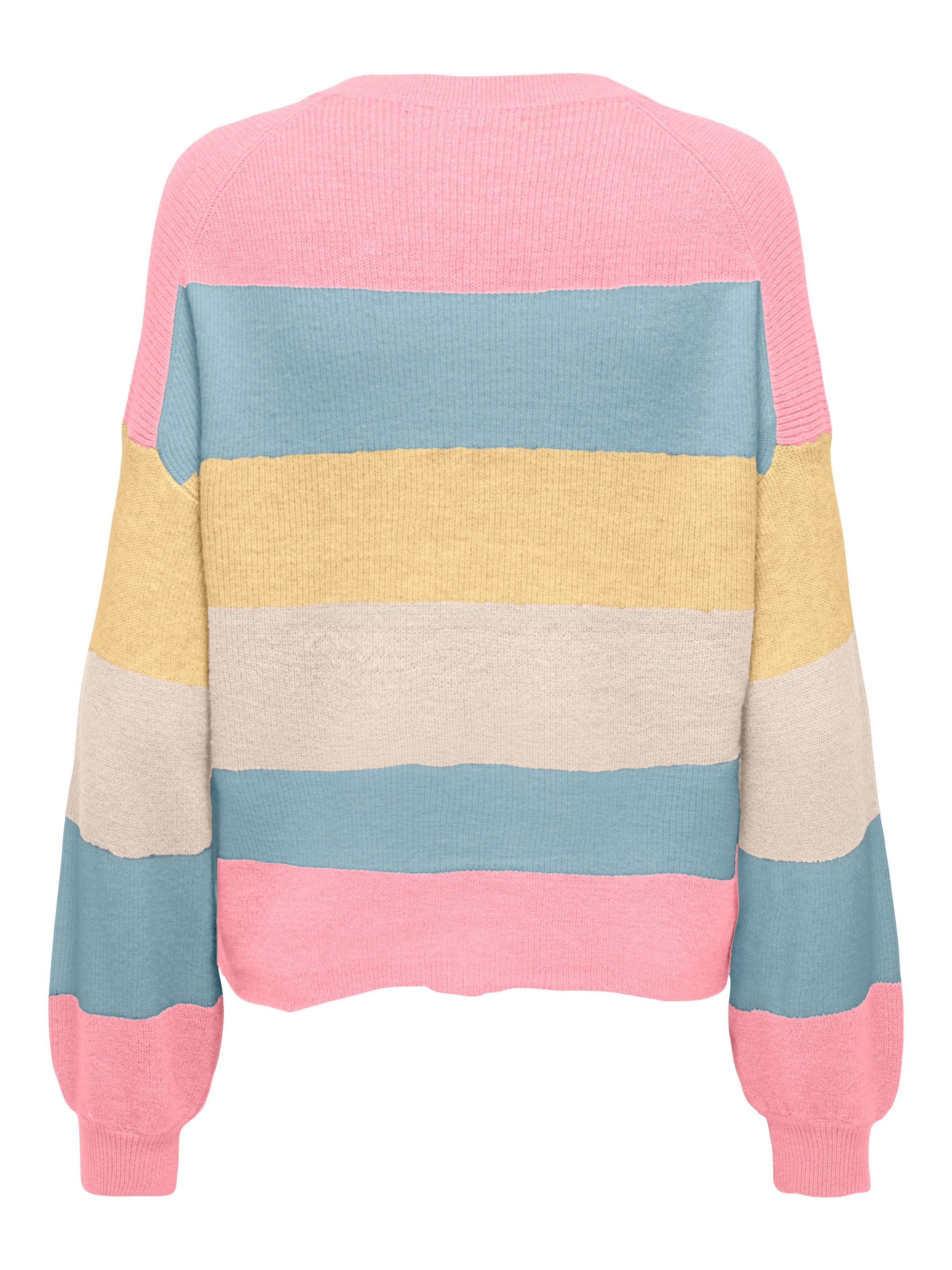 ONLY Pull en tricot »ONLATIA L/S STRIPE PULLOVER KNT NOOS« mélange viscose, coupe régulière