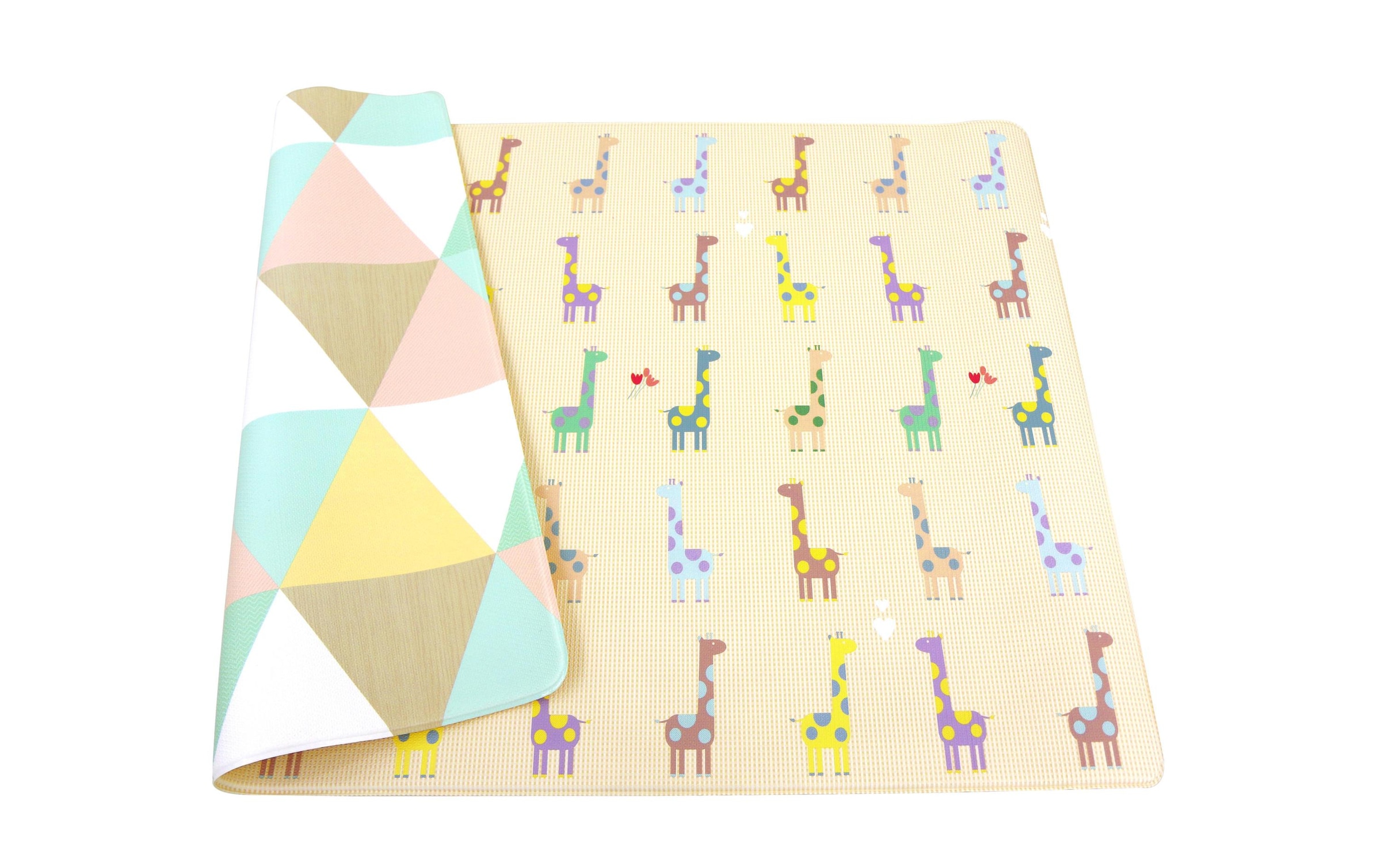 BabyCare Spielmatte »Giraffe in Love, 185 x 125 cm«
