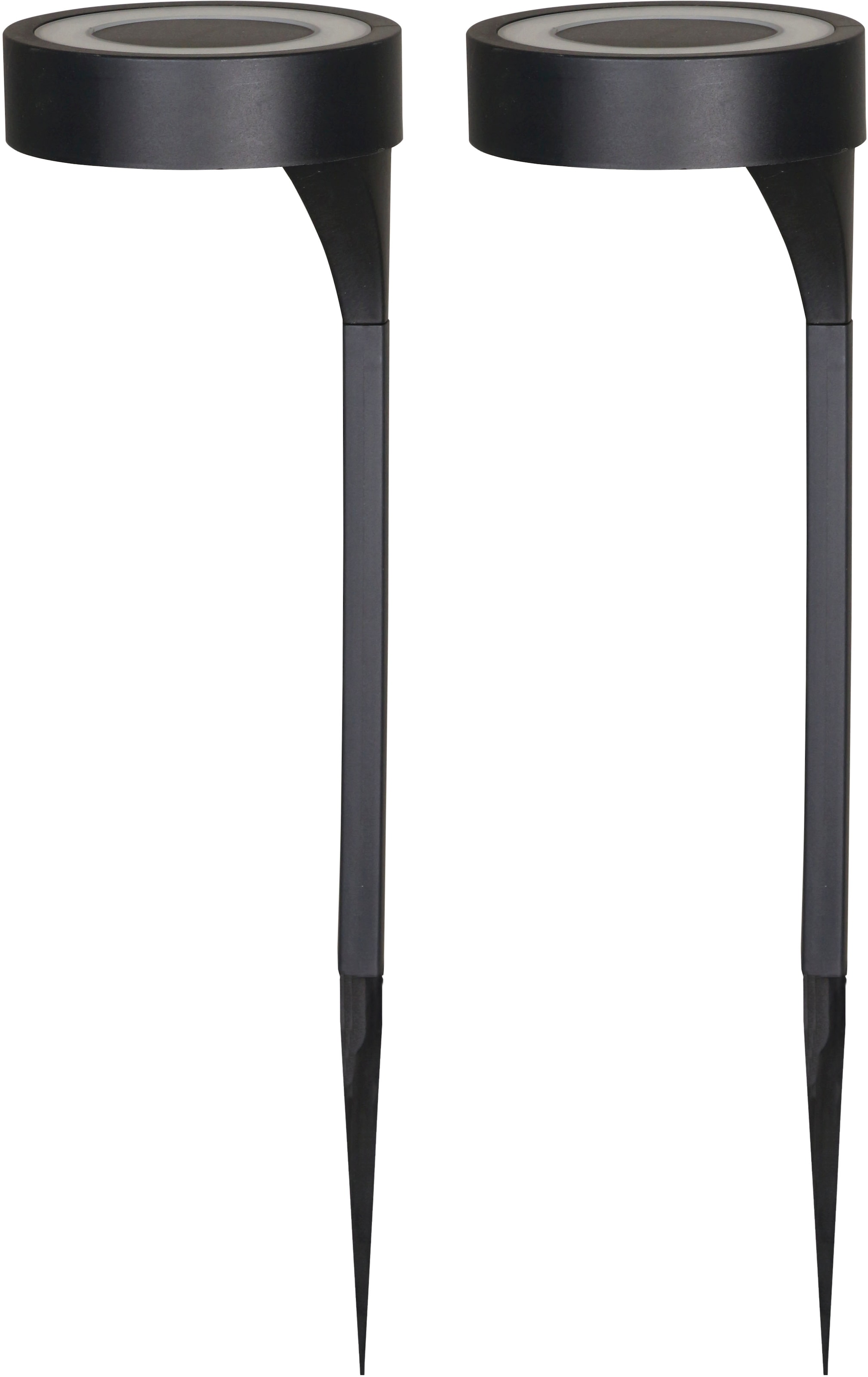 Image of LUXFORM Gartenleuchte "Solar-Gartenleuchten - Orange - 2 St - LED" LED-Modul 2 Stk. Ganzjährig Solar