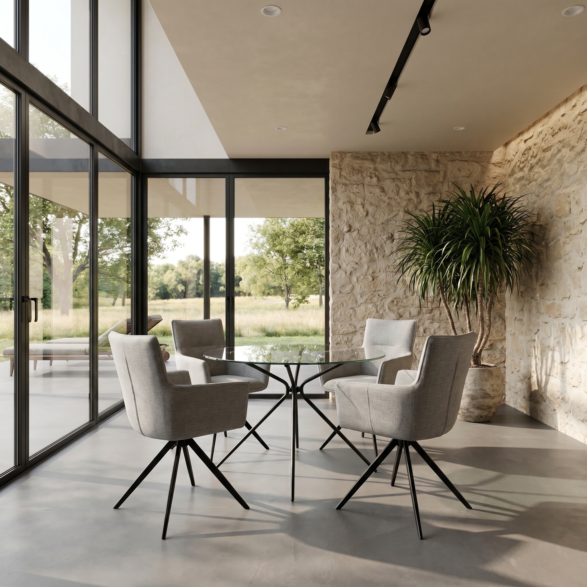 GOODproduct Chaise de salle à manger »Corrdell« (Ensemble) 2 cuisSteppung im Polster