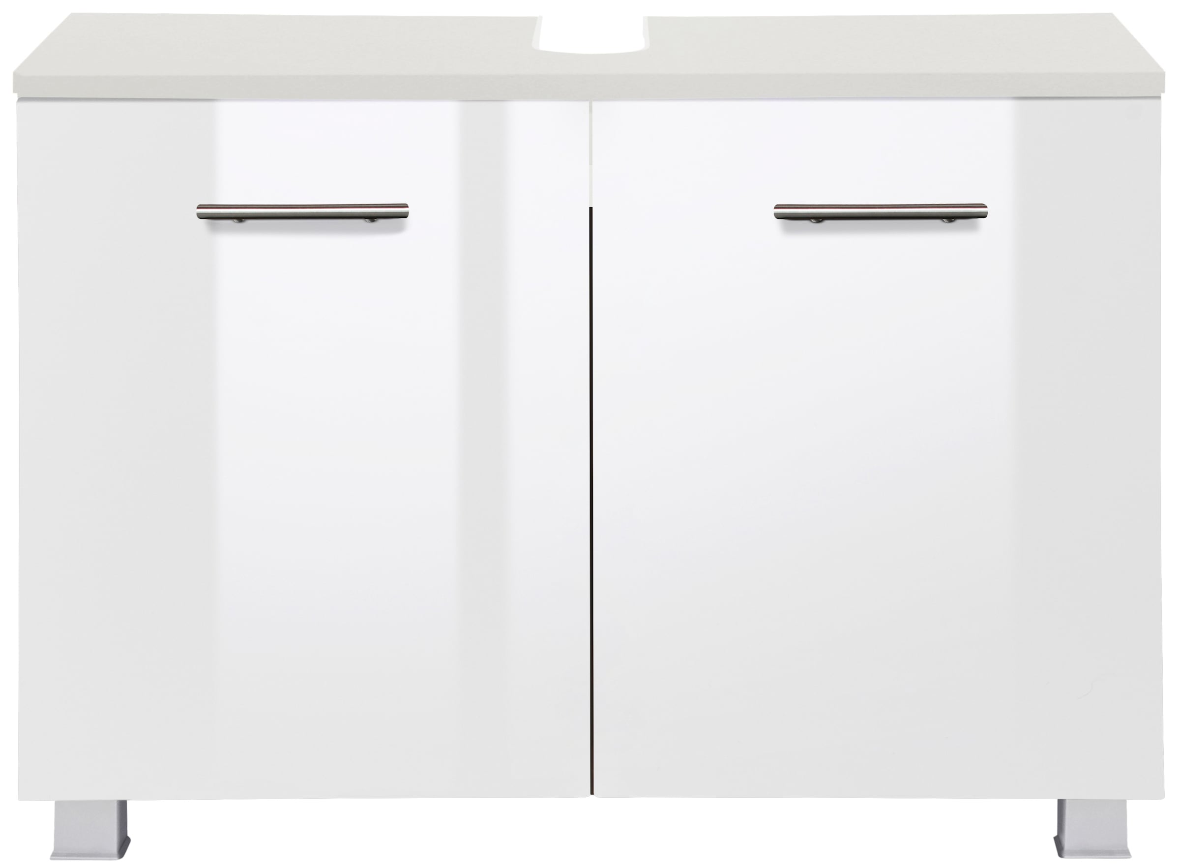 welltime Armoire sous lavabo »Trento, verschiedene Ausführungen und Farben« Badmöbel Unterschrank Breite 80 cm, mit viel Stauraum , Badschrank WBU