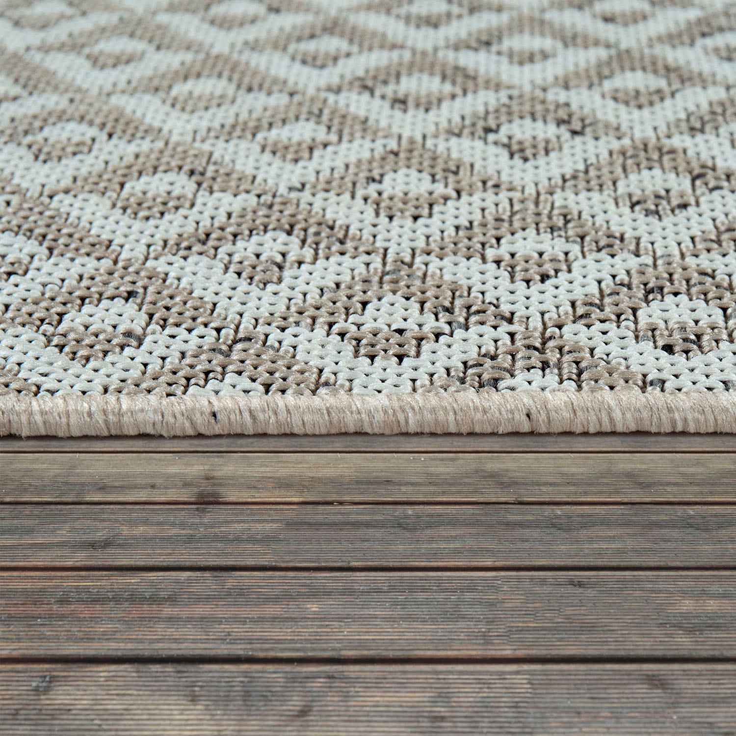 Paco Home Teppich »Kortrijk 745«, Outdoor und geeignet In- kaufen rechteckig, Flachgewebe, modernes geometrisches Design