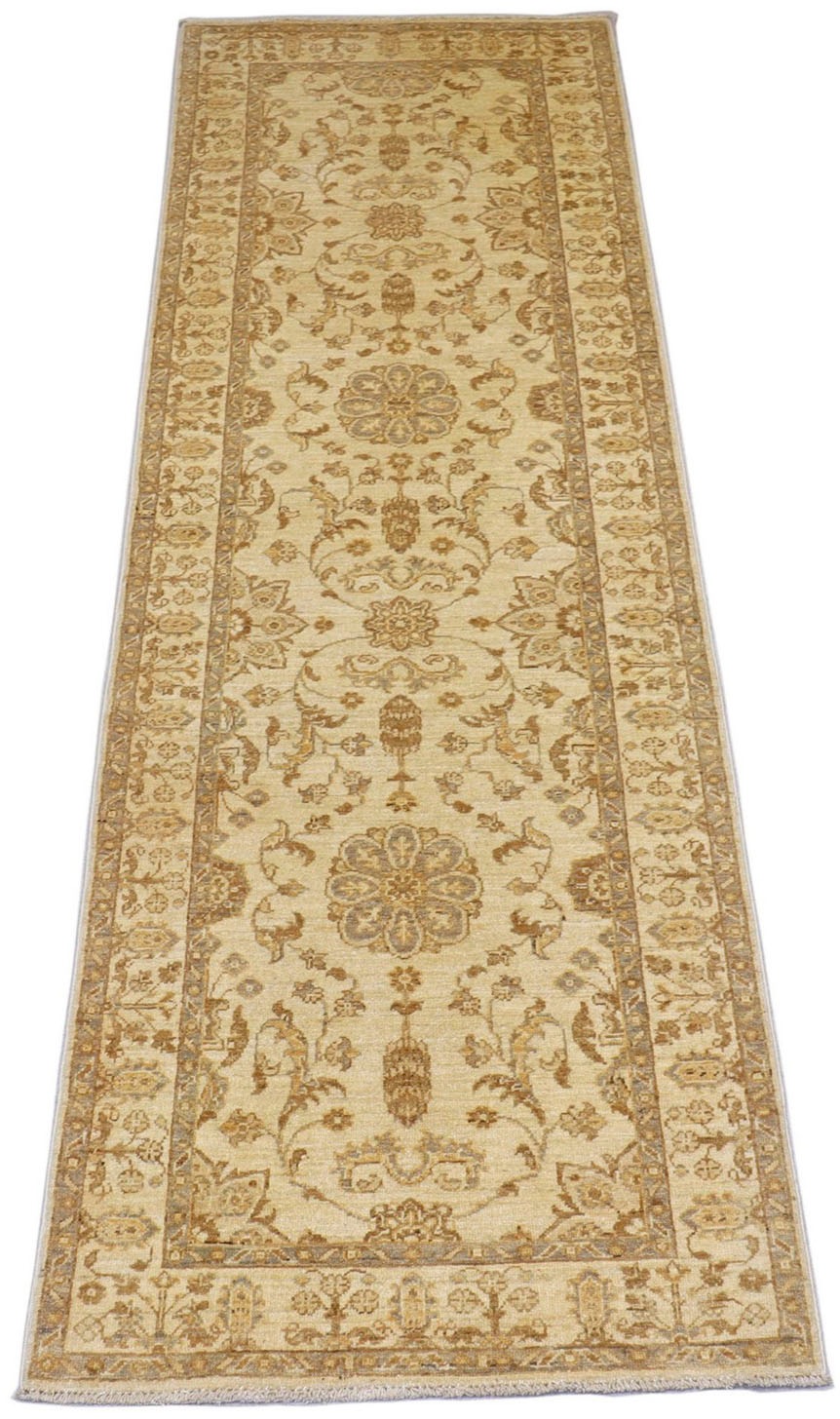 Image of morgenland Läufer »Ziegler Blumenmuster Beige 252 x 83 cm«, rechteckig, 0,6 mm Höhe, Handgeknüpft bei Ackermann Versand Schweiz