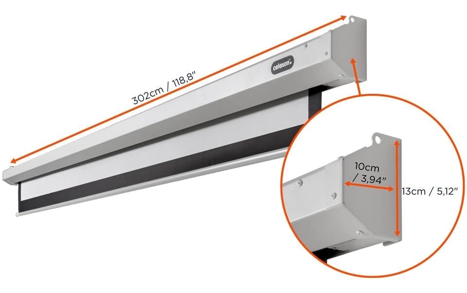 Celexon Motorleinwand »Eco 270x152 cm«
