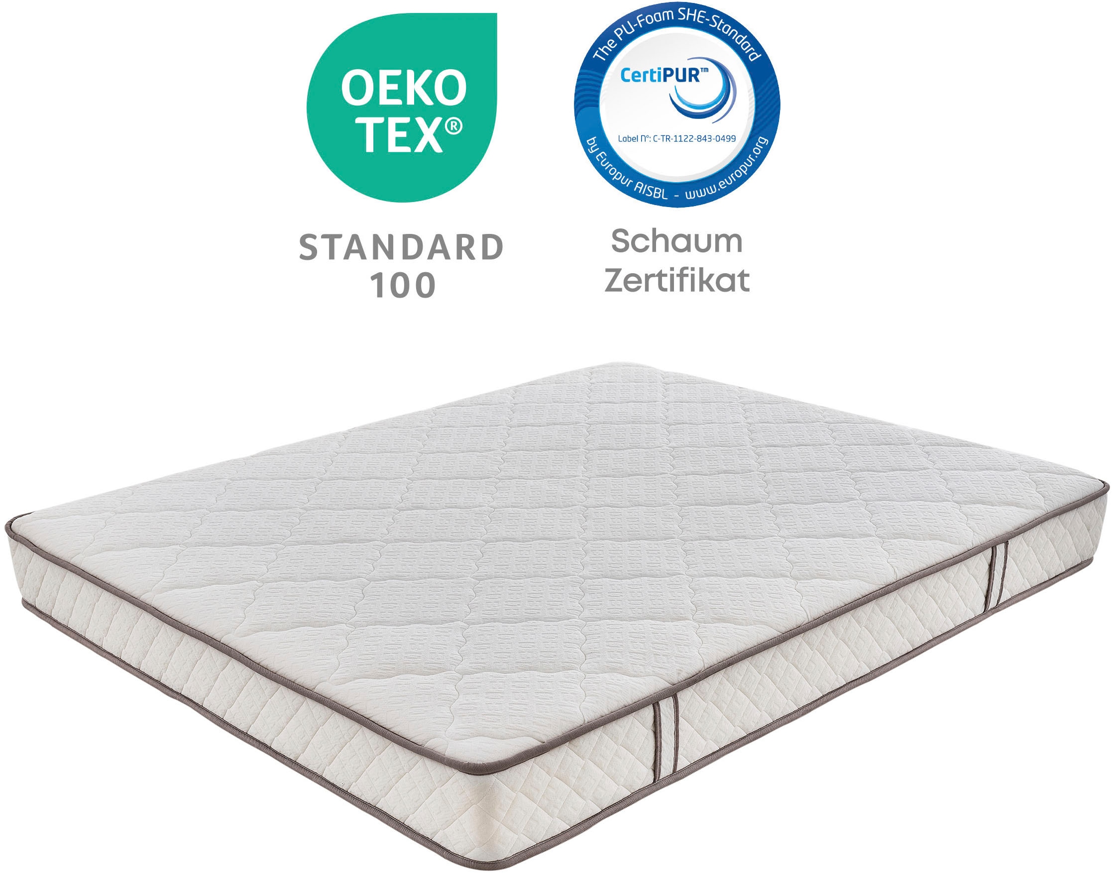 Yatas Bedding Taschenfederkernmatratze »Penta Z, Matratze 90x200, 140x200 cm & weitere Grössen«, 19 cm hoch, 403 Federn, (1 St.), 5-Zonen, H3, wendbar, ergonomisch, atmungsaktiv