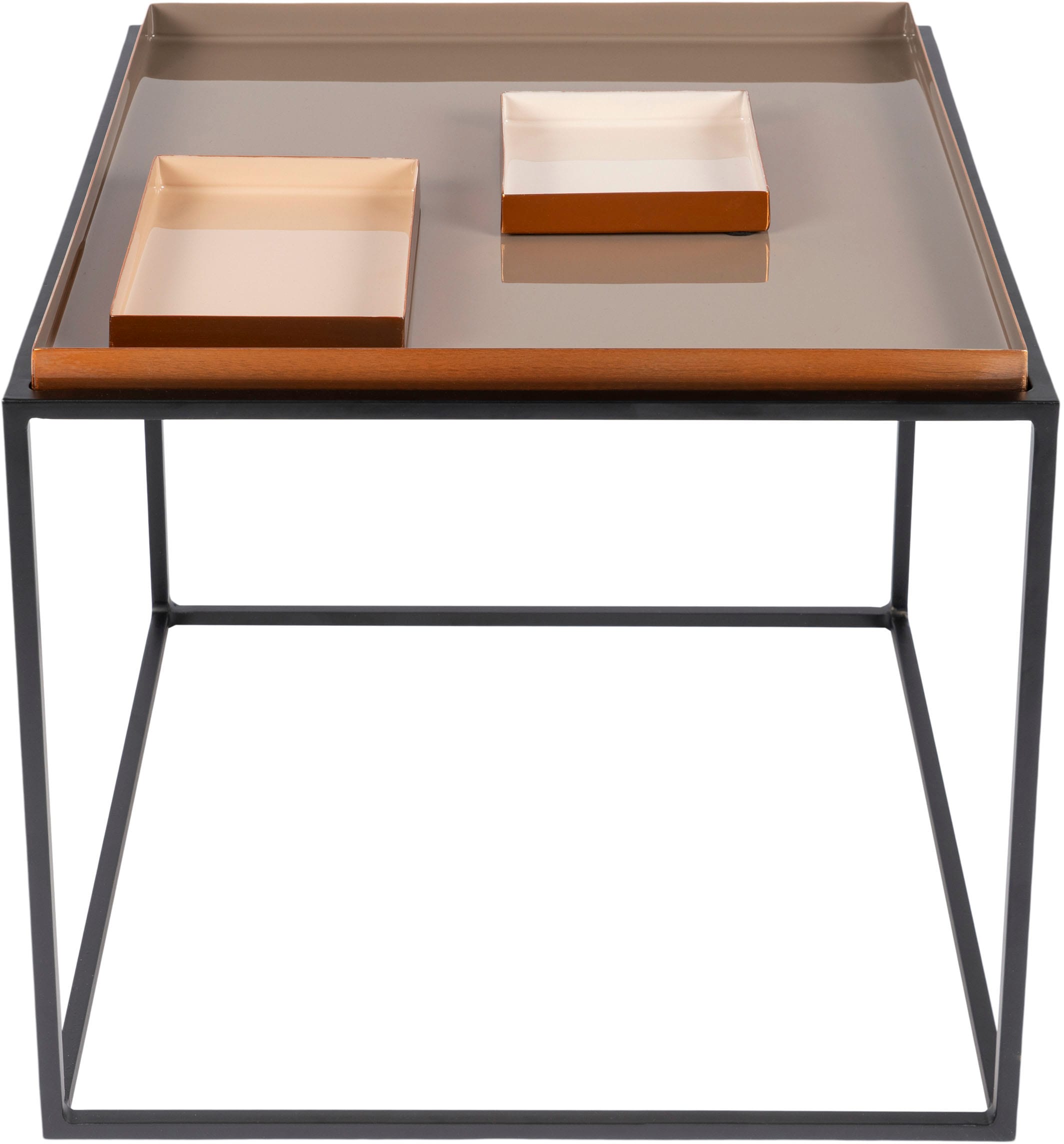 Kayoom Beistelltisch »Beistelltisch Famosa«, Bunter Tisch, Schalenmasse: 11 x 11 x 2 / 15,8 x 11 x 2 cm