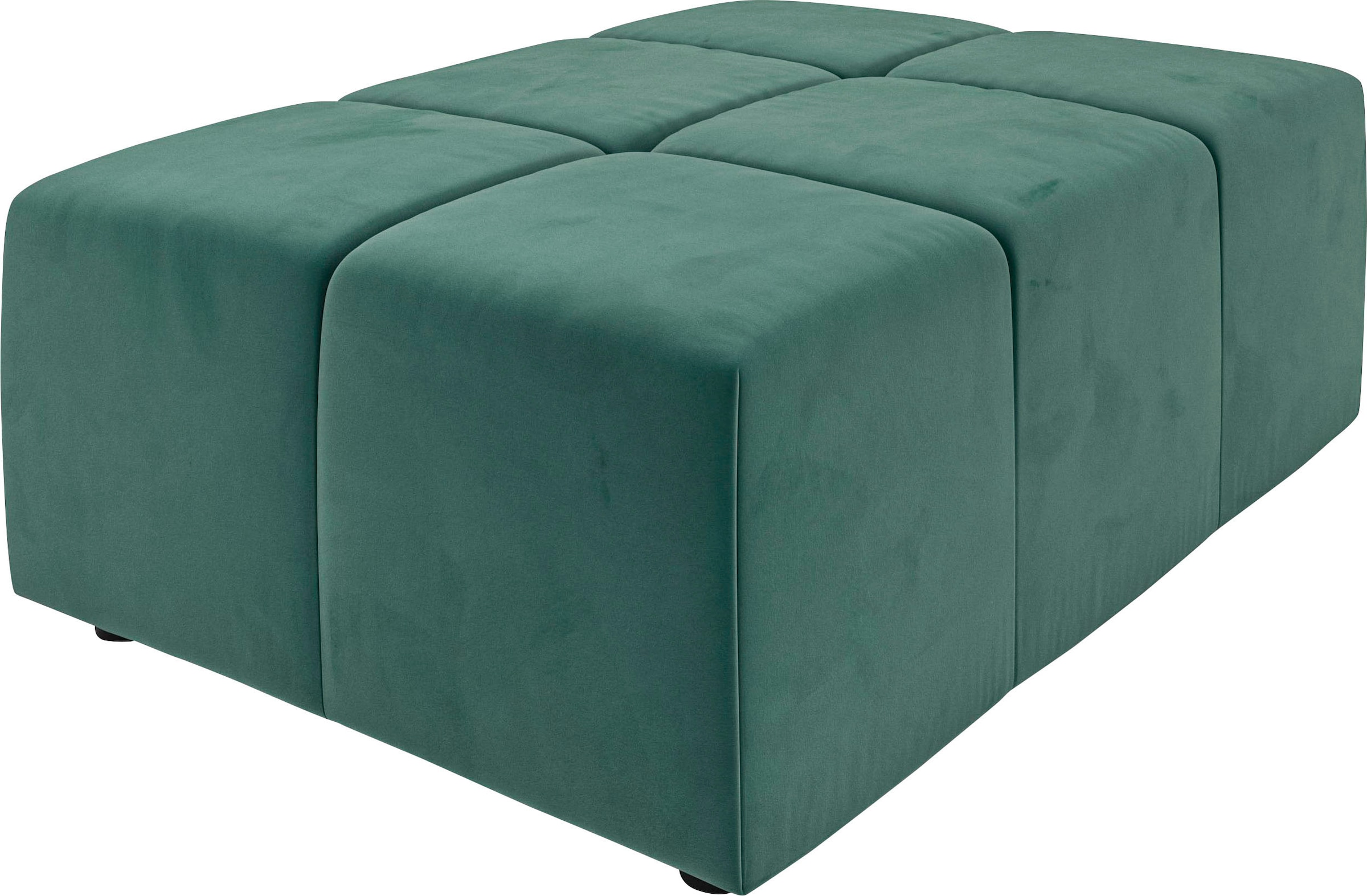 Home affaire Polsterhocker »Ancona, Polsterhocker passend zum Sofa, Breite 107 cm« passend zur "Ancona"-Polsterserie, auch in Cord + Easy Care