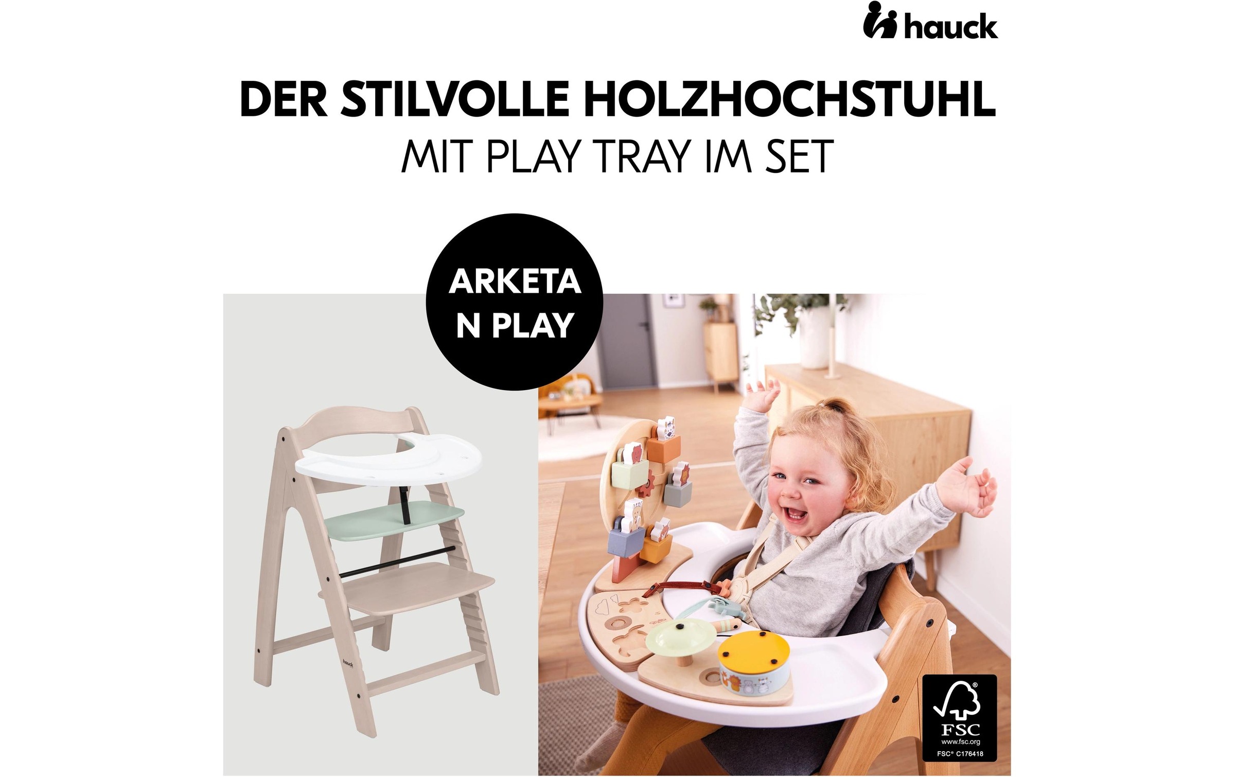 Hauck Hochstuhl »Arketa N Play«