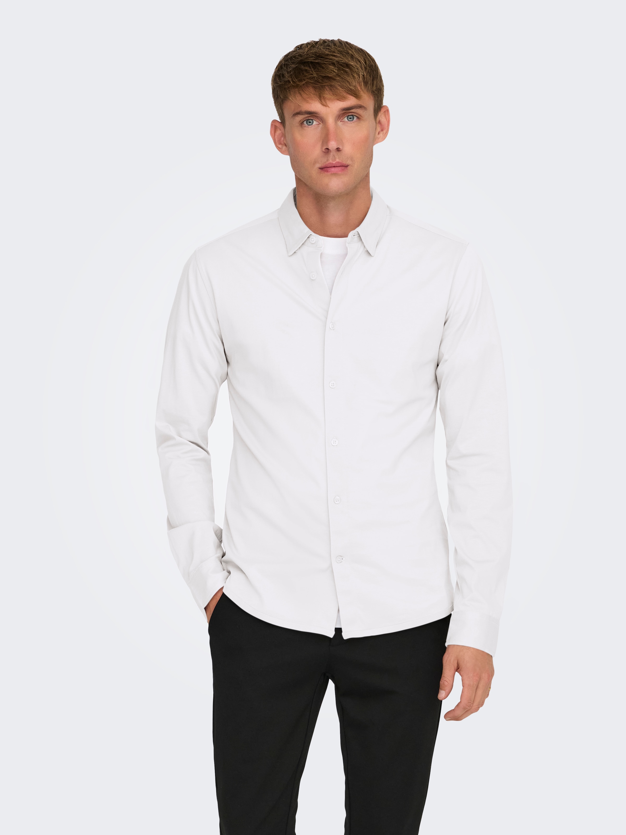 Langarmhemd »ONSROBIN B/U LS STRETCH SHIRT NOOS«