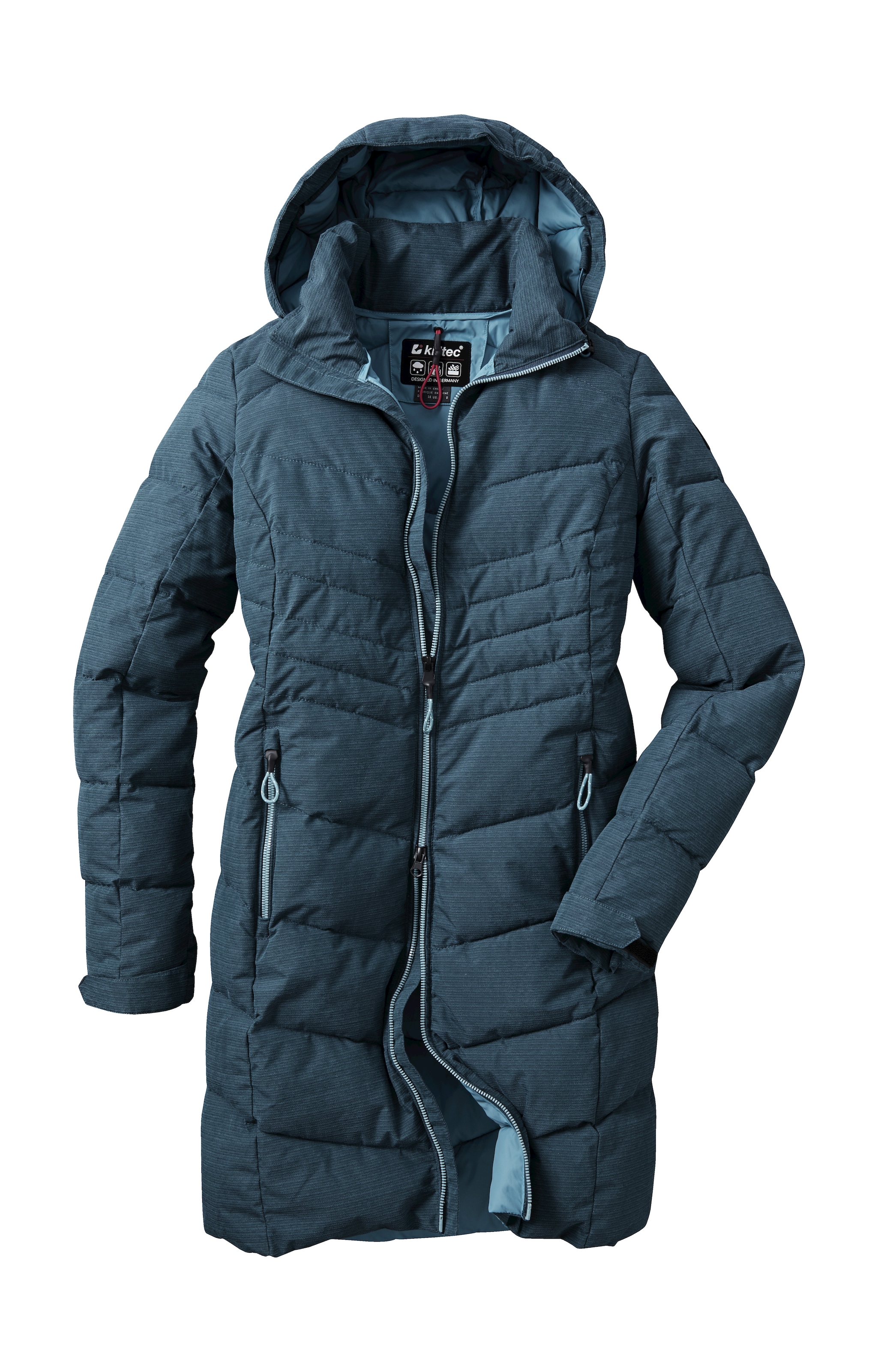 Killtec Steppmantel »KOW 150 WMN QLTD PRK«, Wasserabweisender Parka mit 2-Wege-Reissverschluss und Kapuze