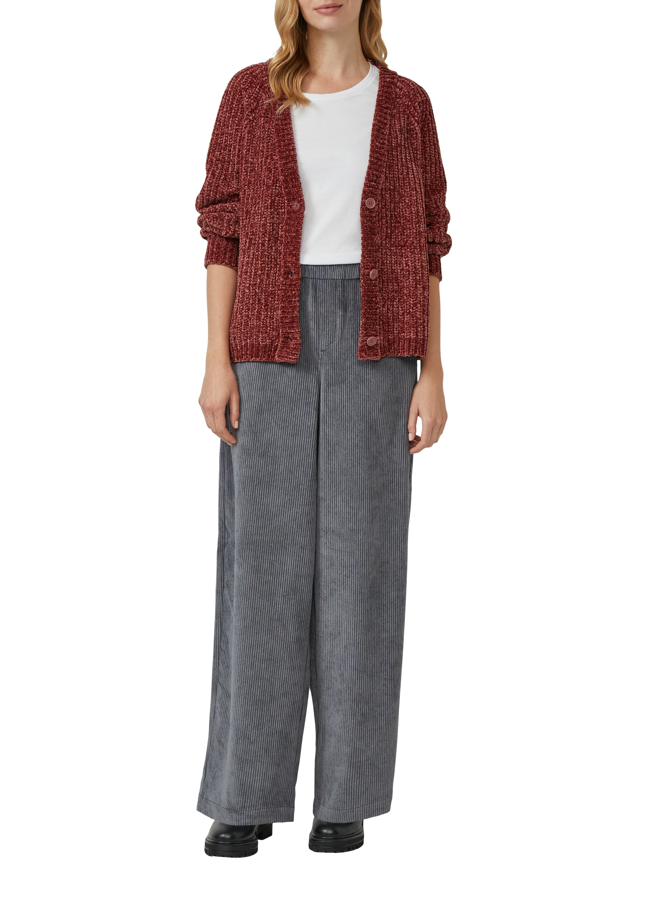 s.Oliver Cordhose  mit Elastikbund und Wide Leg