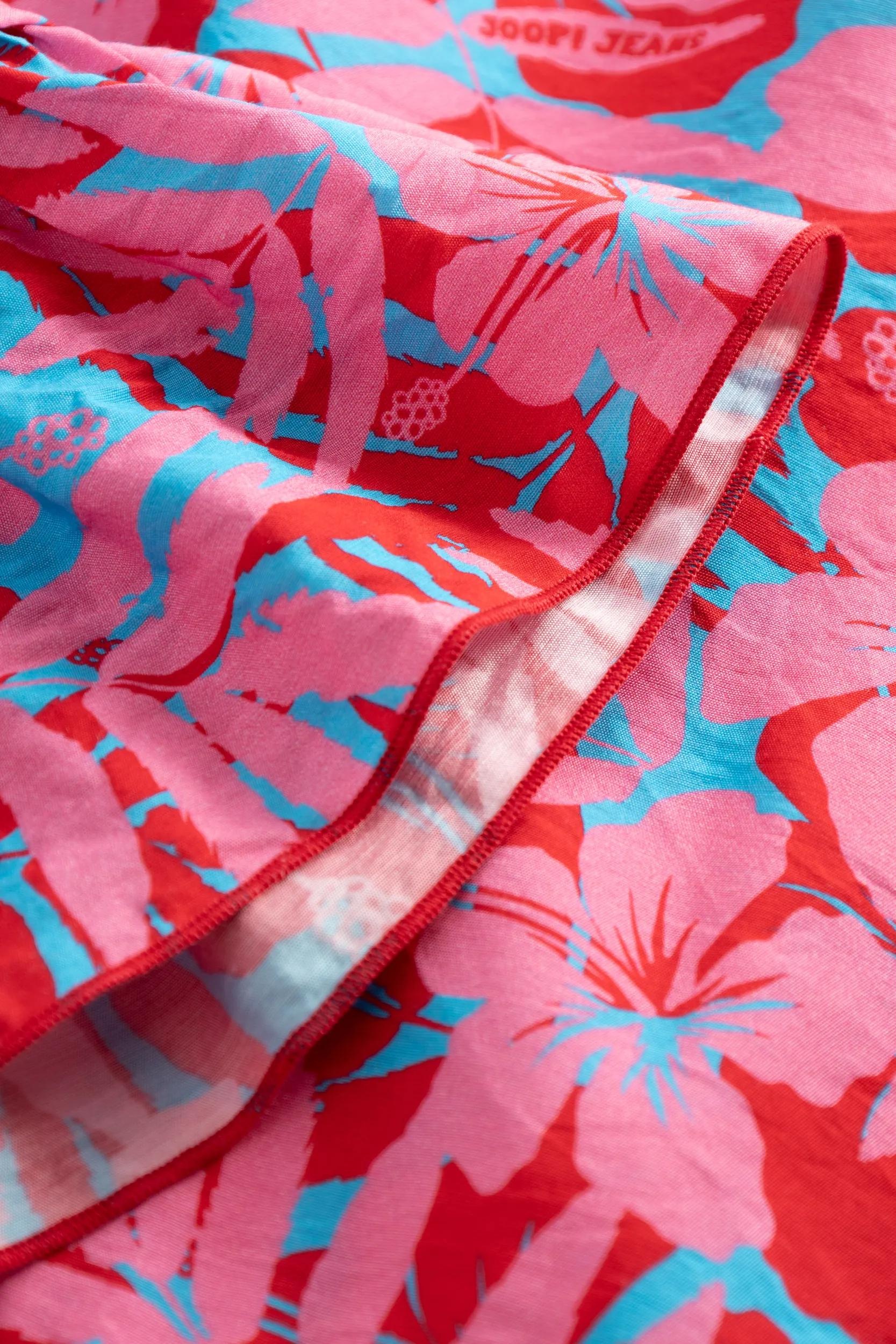 Joop Jeans Sommerkleid »Devi« Seitennahttaschen A-Linie, floraler Alloverprint