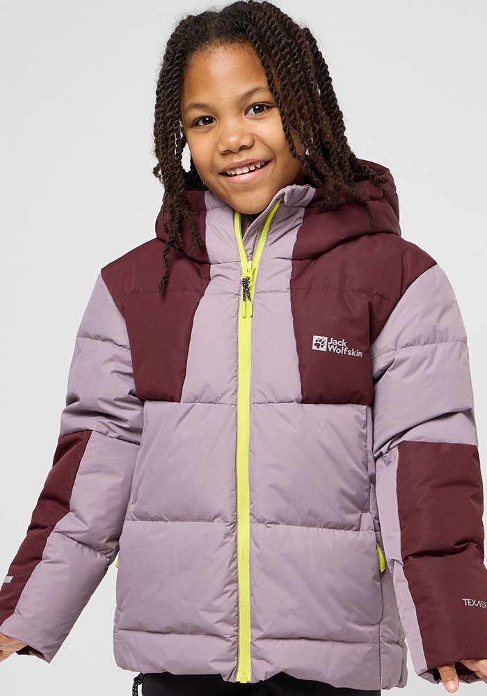 Jack Wolfskin Daunenjacke »ACTAMIC DOWN JACKET K«, mit Kapuze