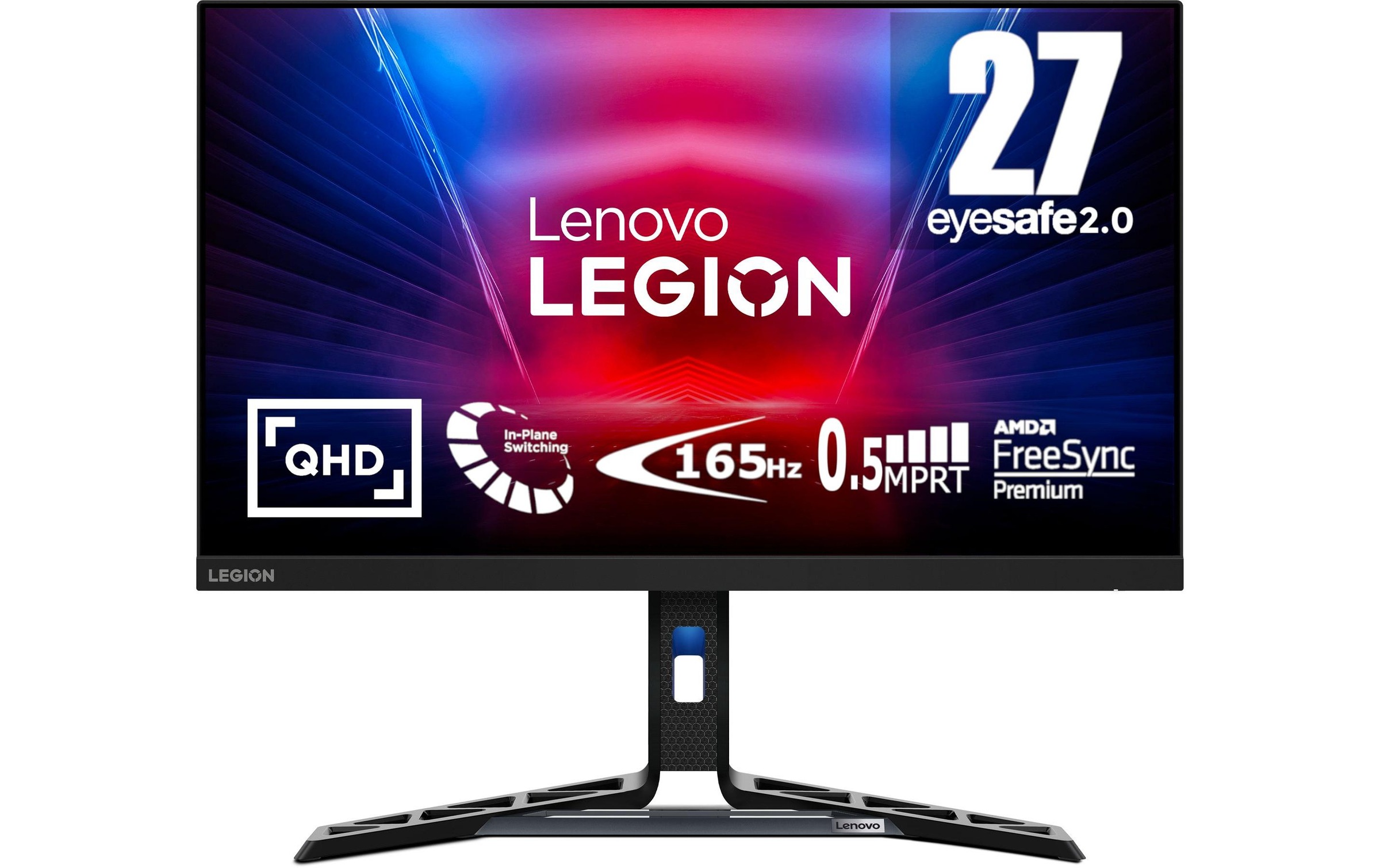 Image of Lenovo Gaming-Monitor "Legion R27q-30" 68,31 cm/27 ″ 2560 x 1440 px WQHD 4 Reaktionszeit 165 Hz