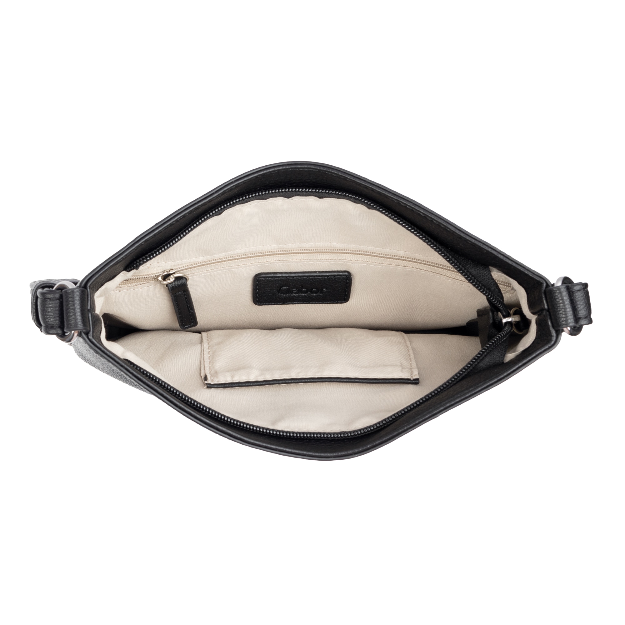 Gabor Sac à bandoulière »Elfie« Damen Schultertasche, Handtasche mit Logo-Aufnäher