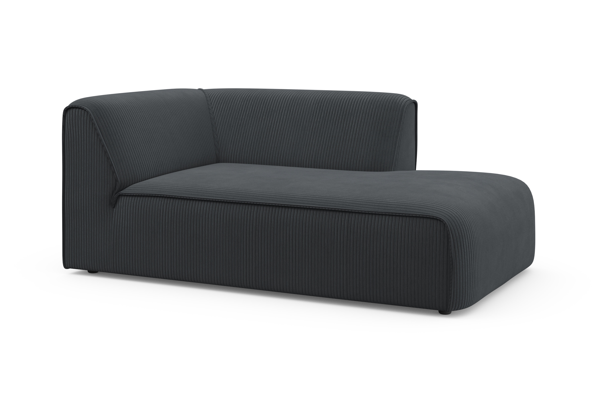 GOODproduct Ottomane »Merid Chaiselongue, Masse B/T/H: 100/162/70 cm« als Modul oder separat verwendbar, für individuelle Zusammenstellung