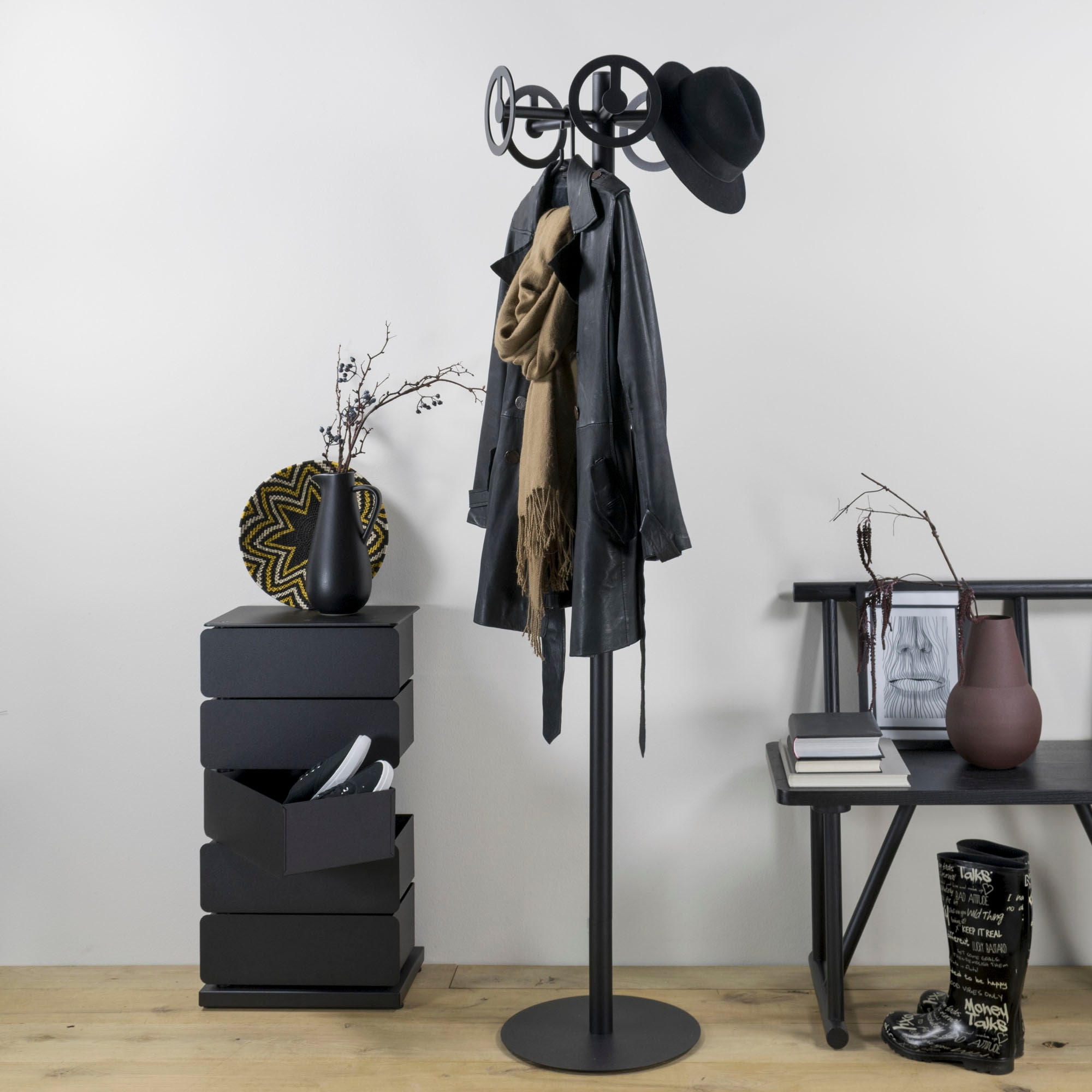 Image of Spinder Design Garderobenständer "Circle" Metall, Breite 40 cm