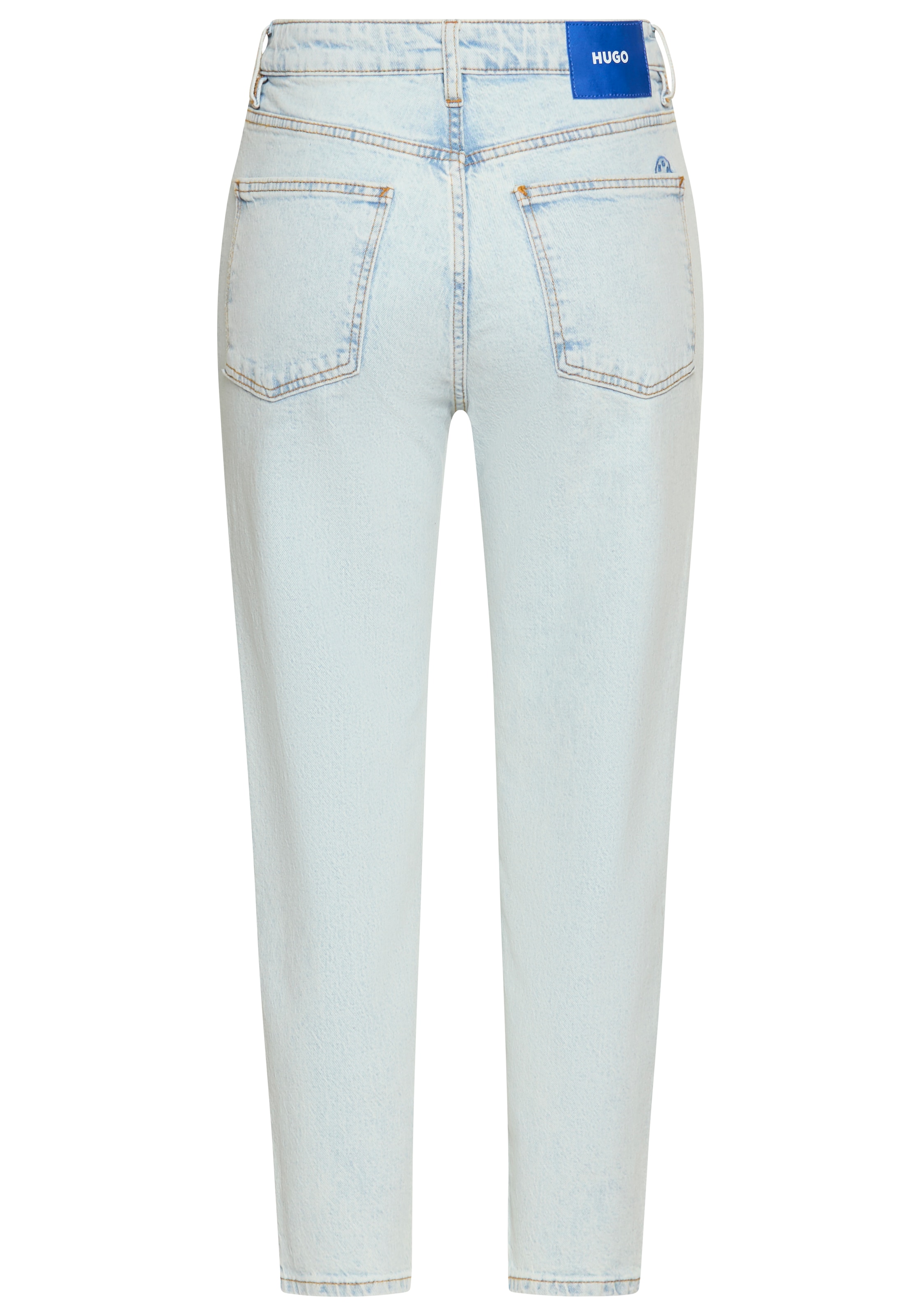 HUGO Blue Mom-Jeans »Noe«, Straight Fit Jeans mit hoher Leibhöhe