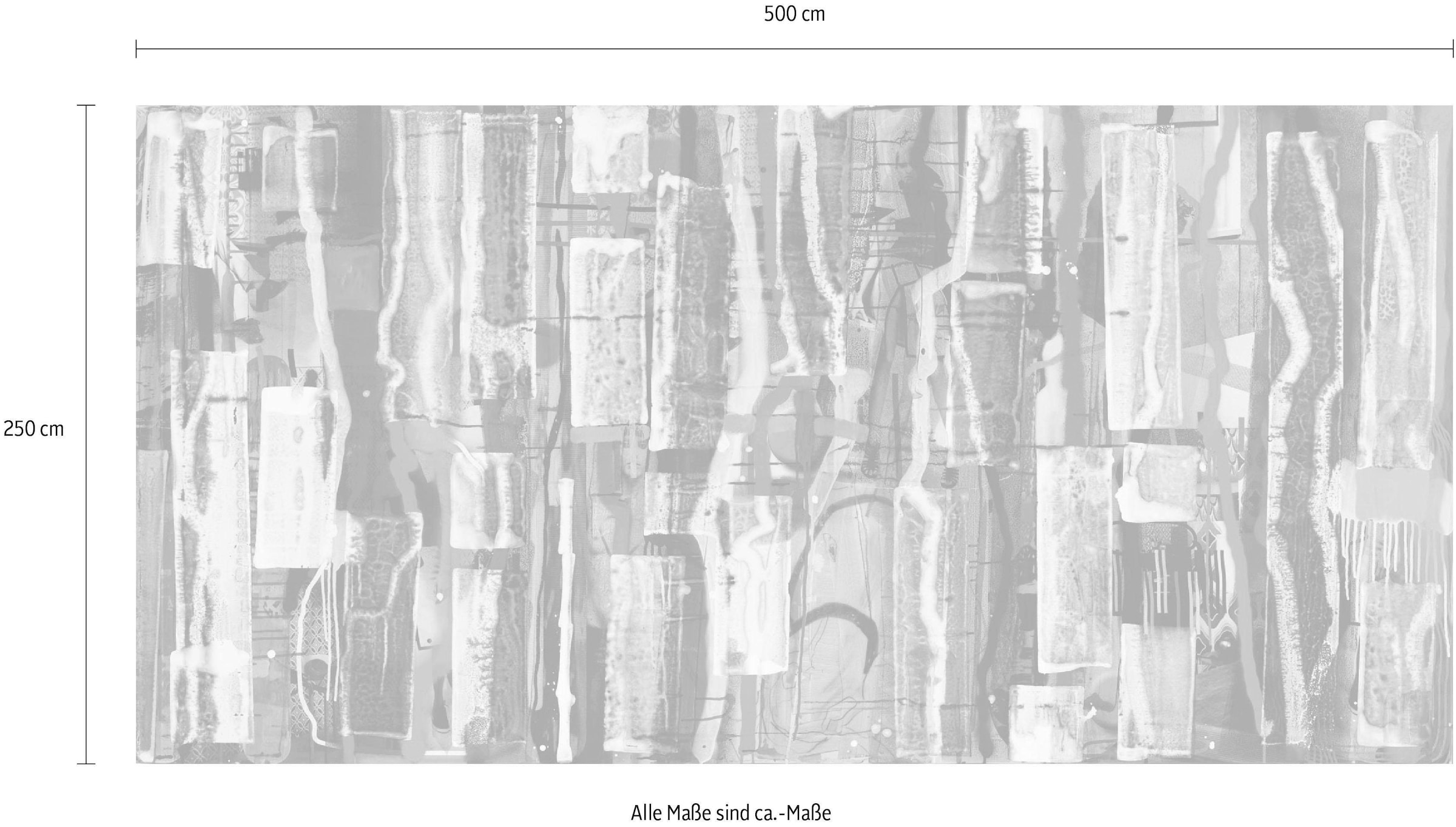 Komar Papier peint intissé »Digitaldruck Vlies -  Clearwater XXI - Grösse 500 x 250 cm« imprimé Wohnzimmer, Schlafzimmer