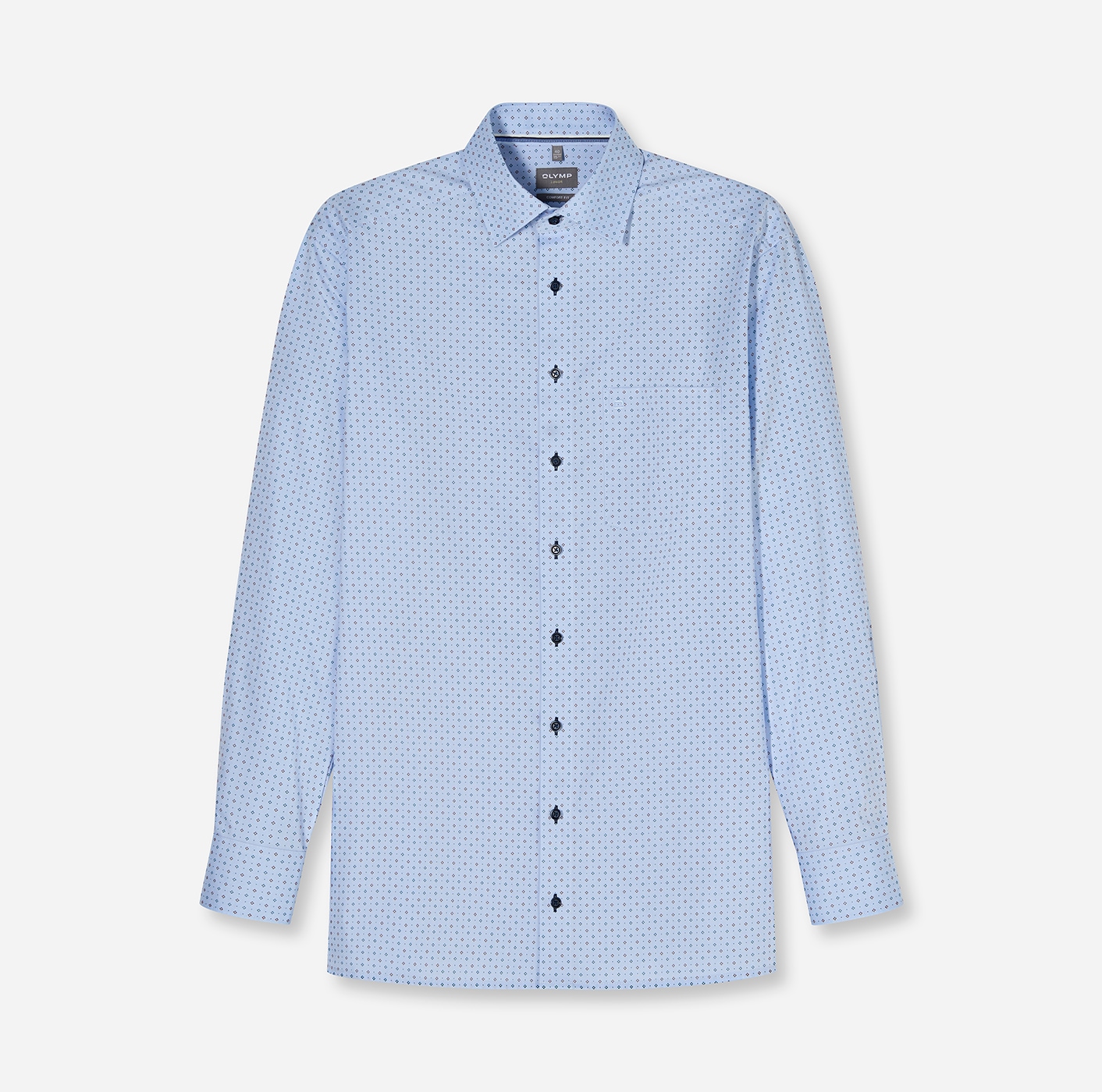 OLYMP Chemise à manches longues »Luxor« chemise business, coupe comfort fit, col Under-Button-down